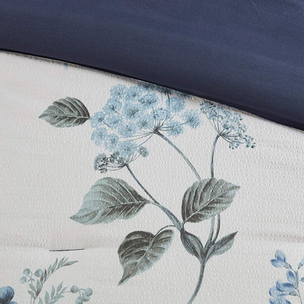 Benita 7pc Printed Seersucker Comforter Set Blue