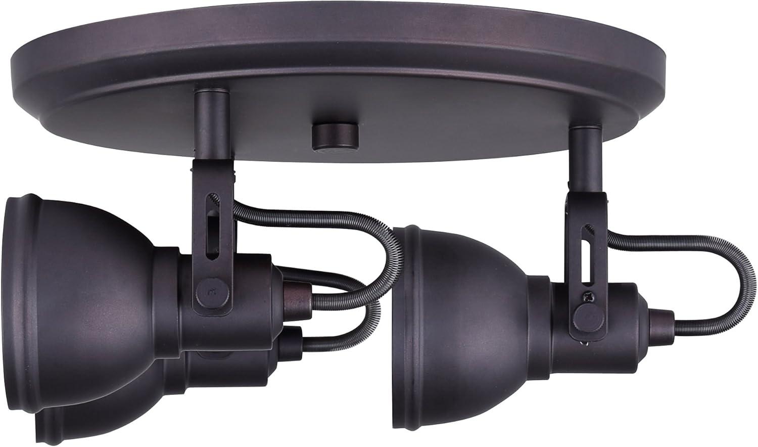 Oil Rubbed Bronze Adjustable 3-Light Track Fixture