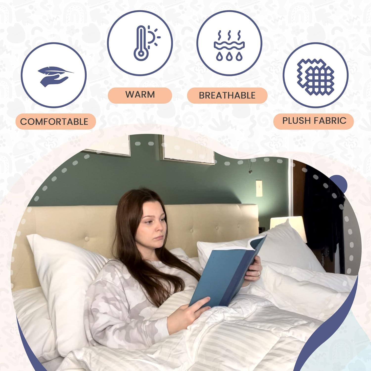 Continental Bedding Affinity All Season Down Alternative Duvet Insert Comforter Twin Size