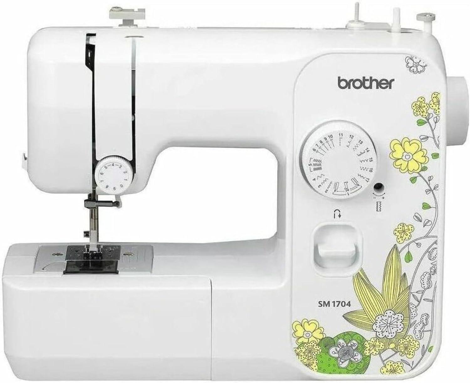 Brother SM1704 White Portable 17-Stitch Sewing Machine