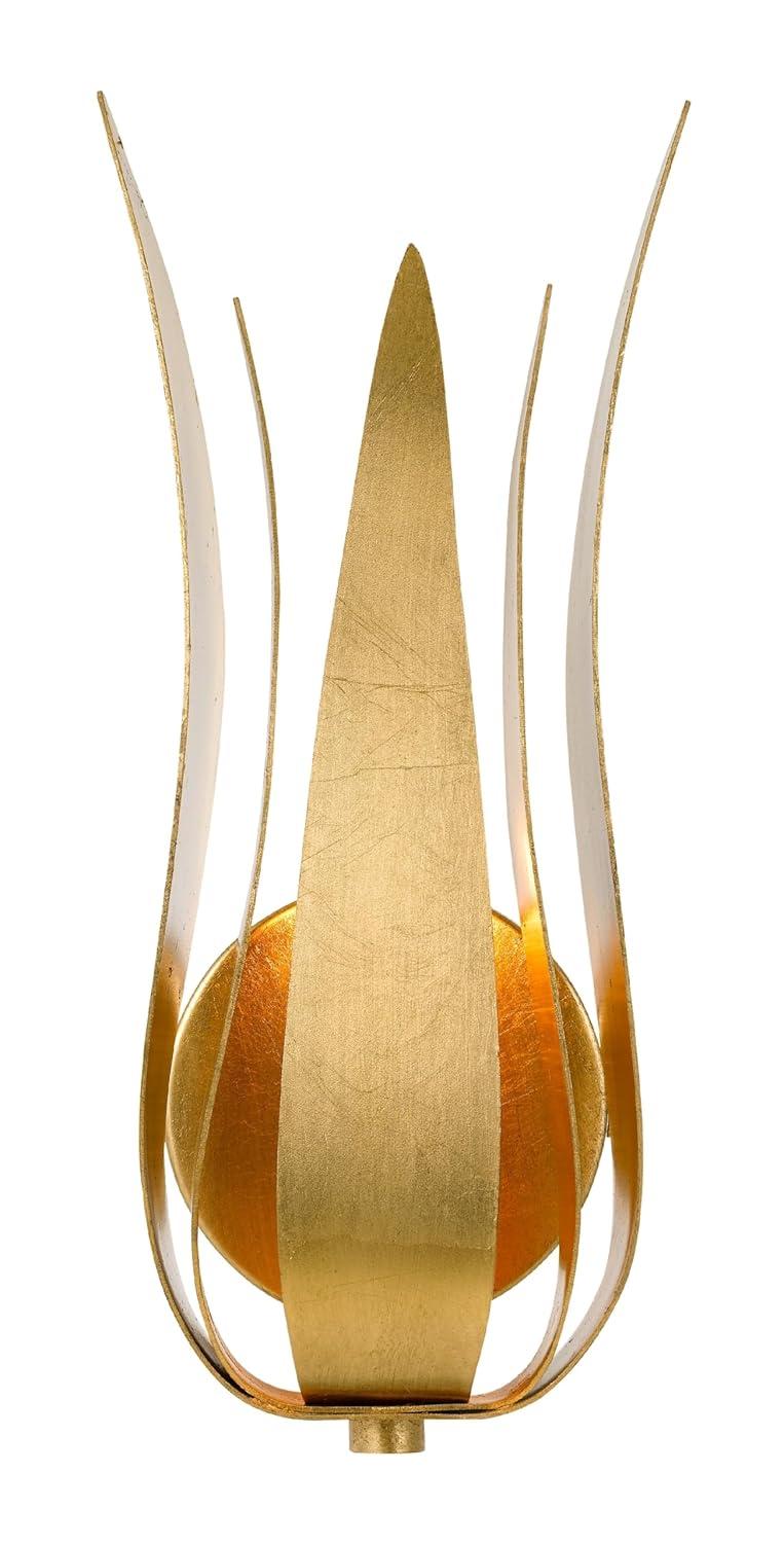 Crystorama Lighting Broche 1 - Light Sconce in  Antique Gold