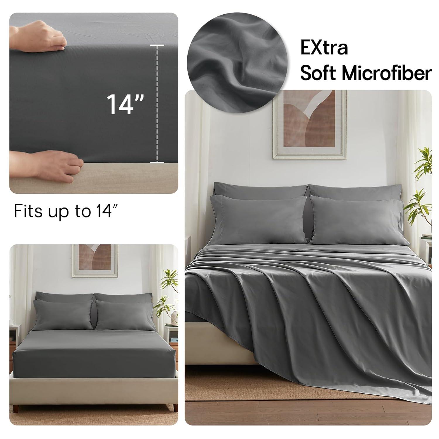 Sweet Home Collection All Season Bed-in-A-Bag 5pc/7pc Solid Color Comforter & Sheet Set Ultra Soft Bedding by Sweet Home Collection & Reviews | Wayfair