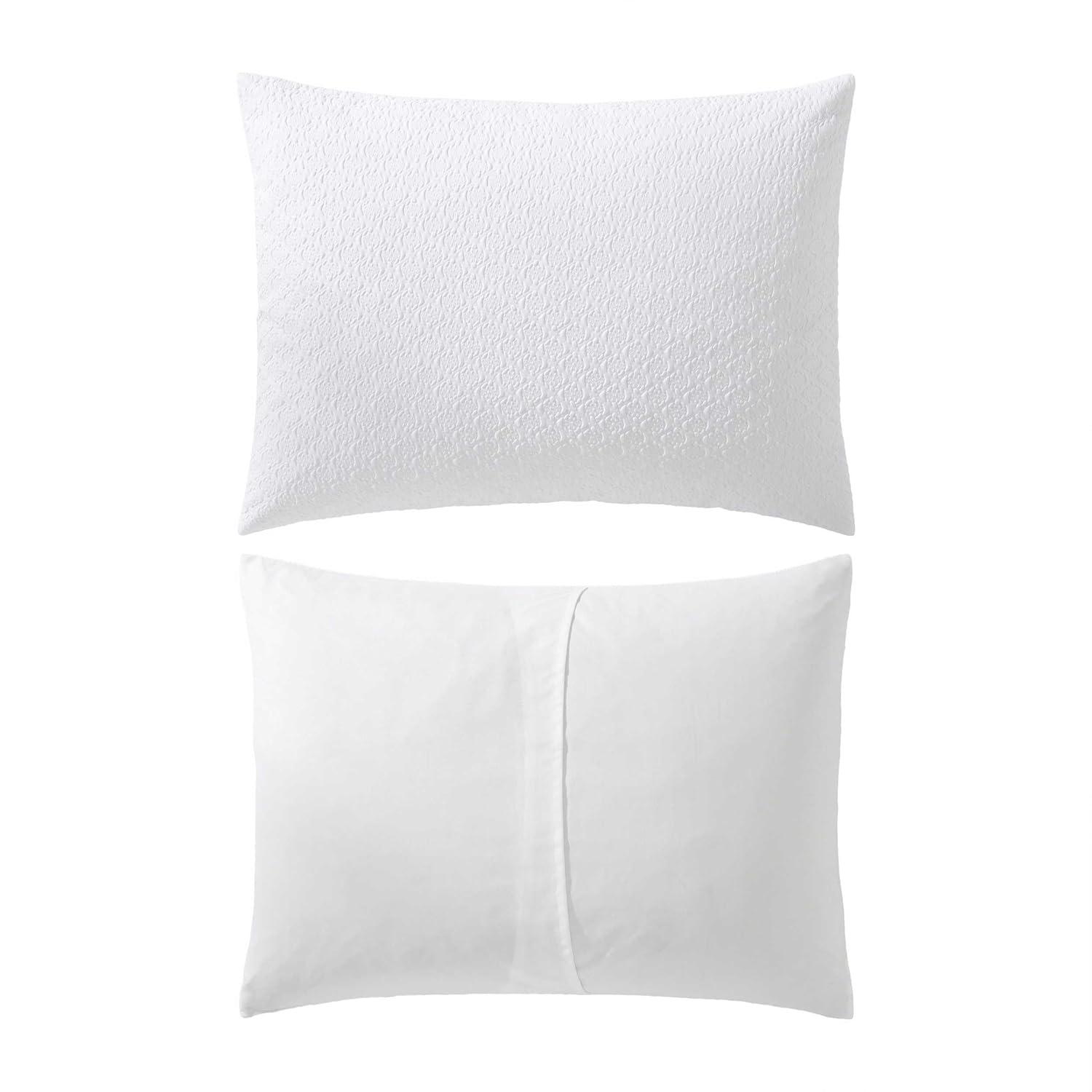 Laura Ashley MF Ballerina Laura Ashley White Easy Care Reversible Dorm Bonus Bed Set