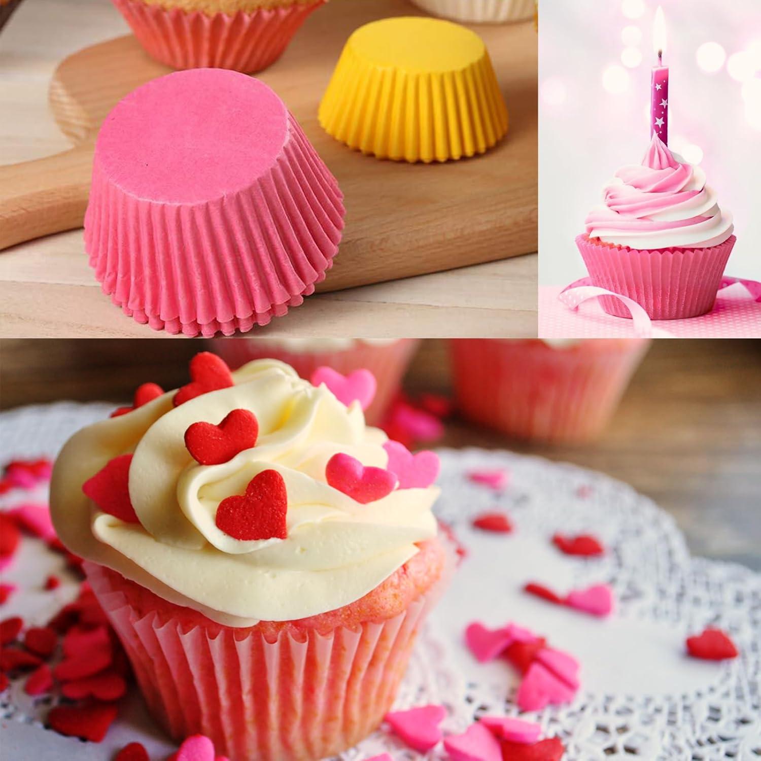 asjyhkr 100PCS Cake Blotting Paper Tray Nonstick Muffin Cases Molds Paper Cupcake Liners Cupcake Baking Cup Cupcake Paper Liner Standard Paper Cupcake Wrapper