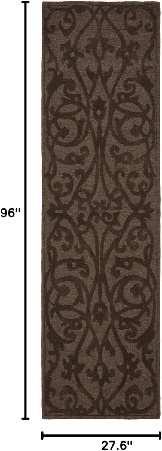 SAFAVIEH Impressions IM341D Handmade Light Brown Rug