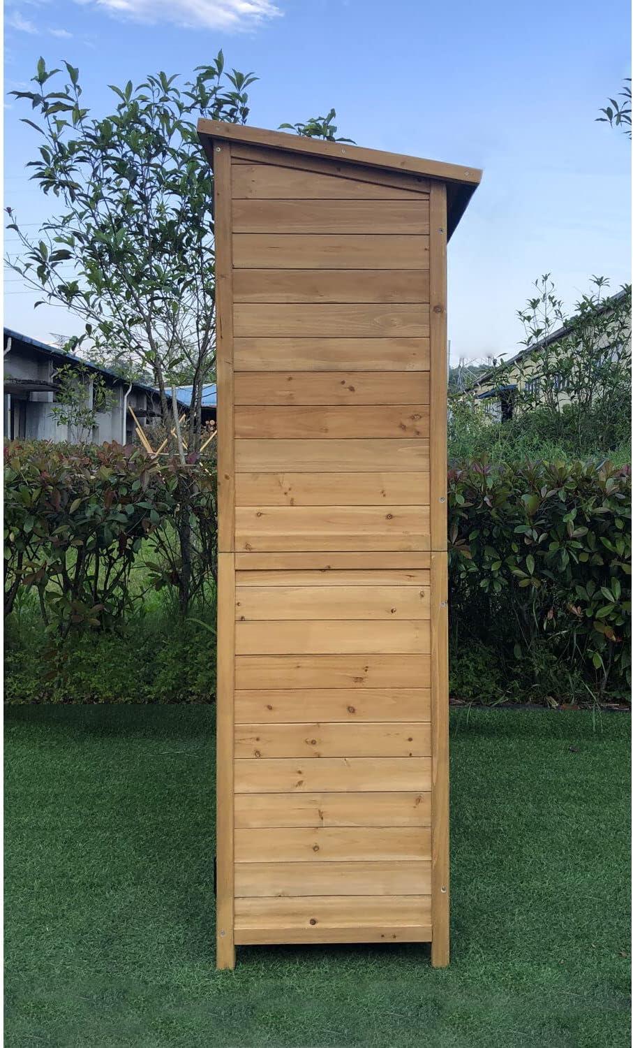 Hanover 5 ft. W x 1 ft. 5 in. D Solid Wood Storage Shed