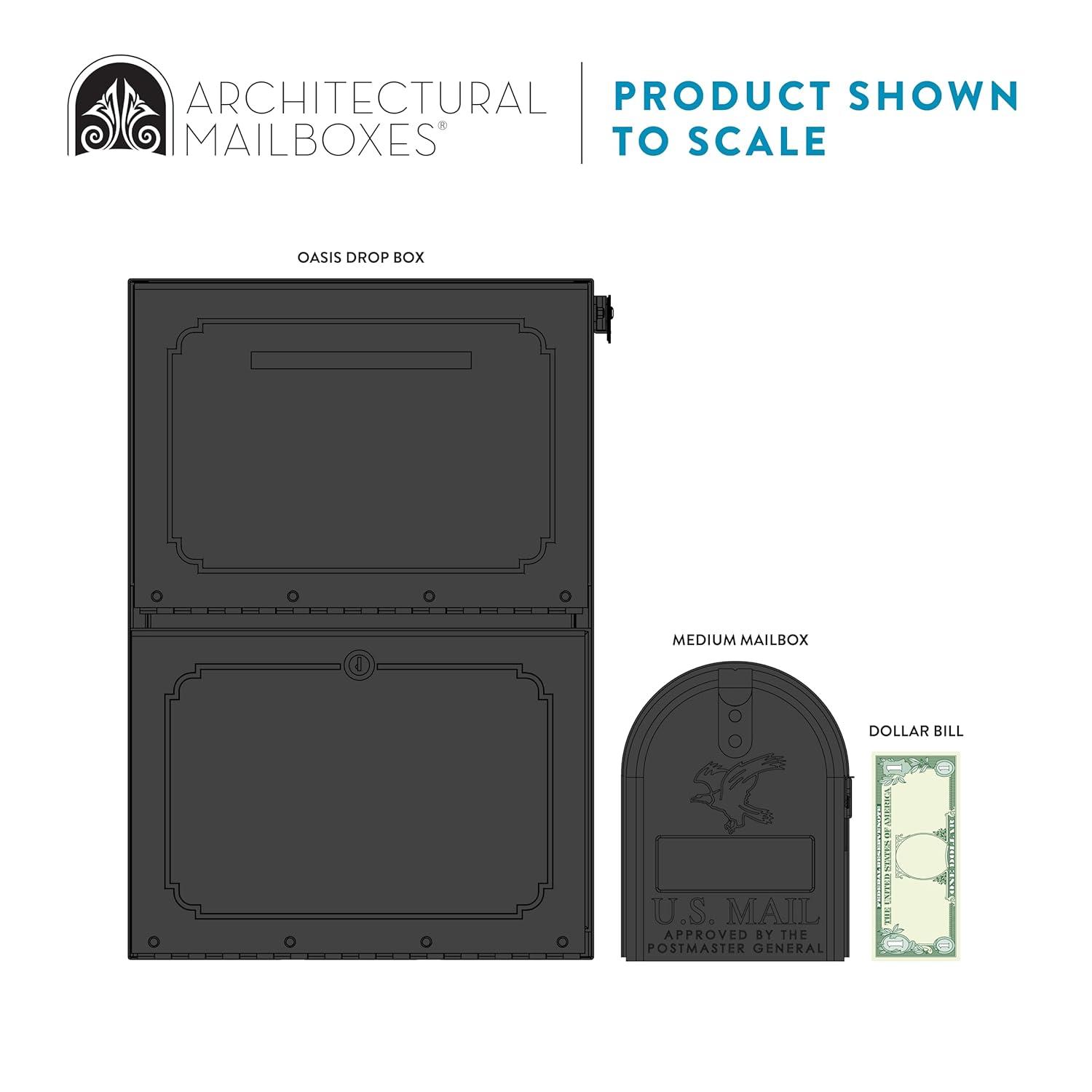 Architectural Mailboxes Oasis Locking Steel Drop Box & Reviews | Wayfair