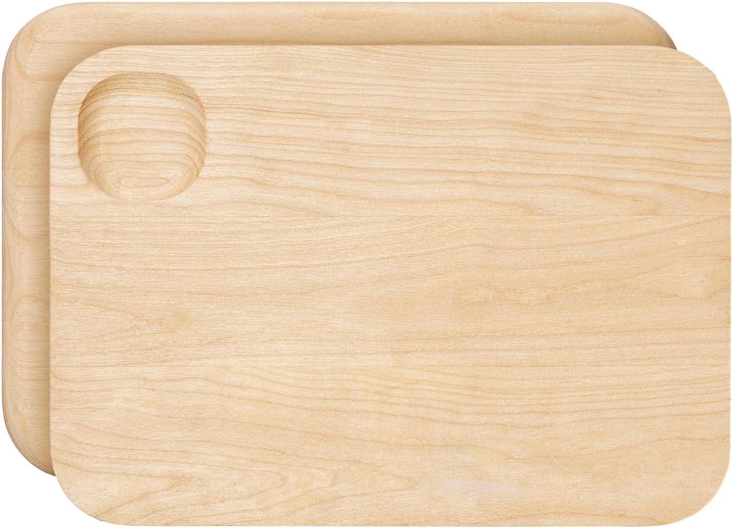 Small Birch Wood Cutting Board with Food-Safe Finish