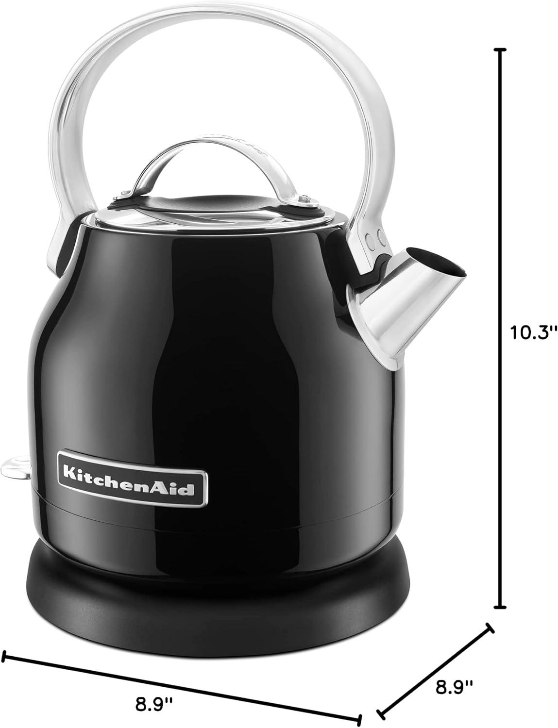 KitchenAid 1.25 L Electric Kettle, Onyx Black, KEK1222