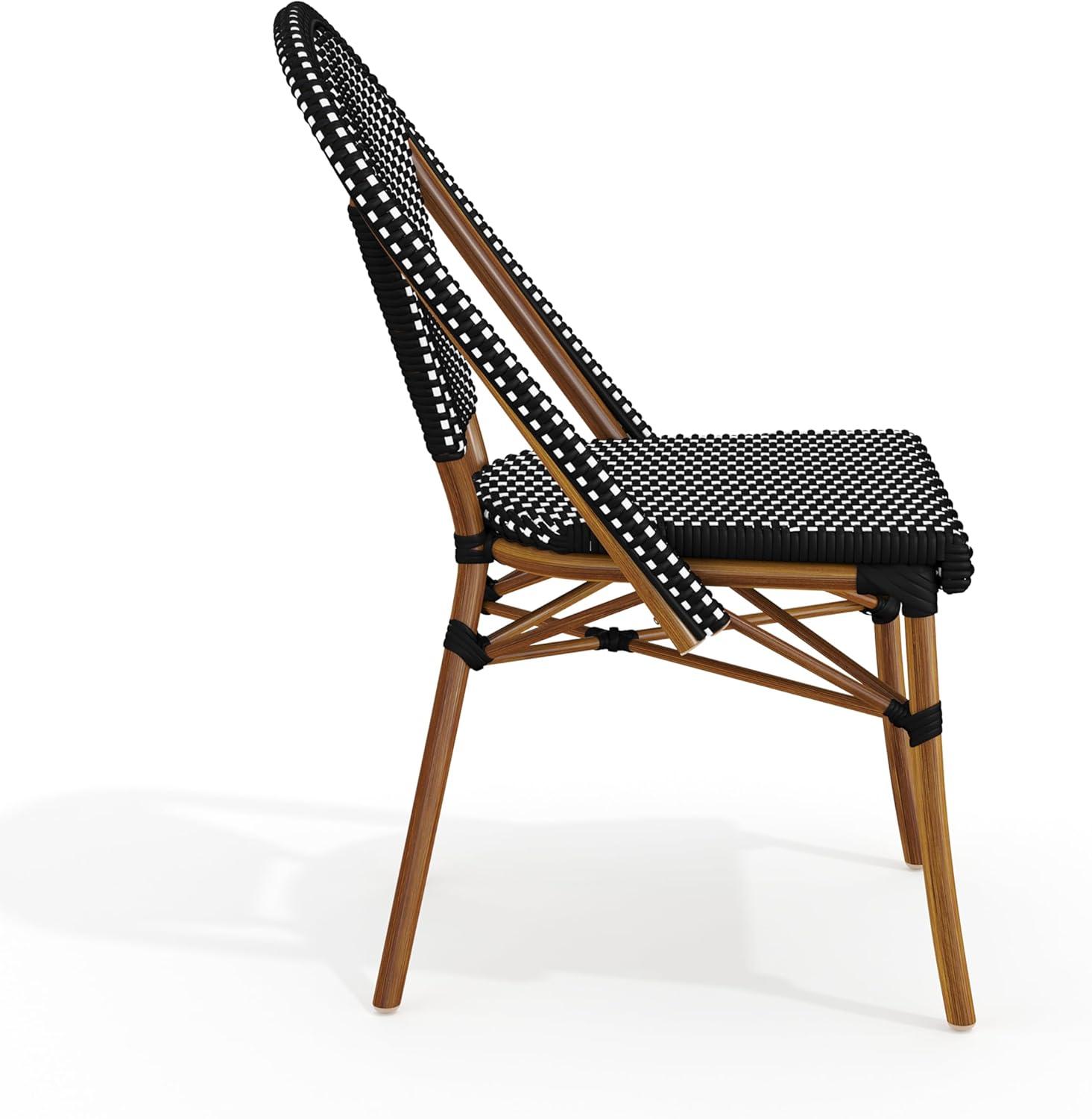 Martha Stewart Martha Stewart Lily Pond All-Weather Stackable Patio Bistro Dining Chair