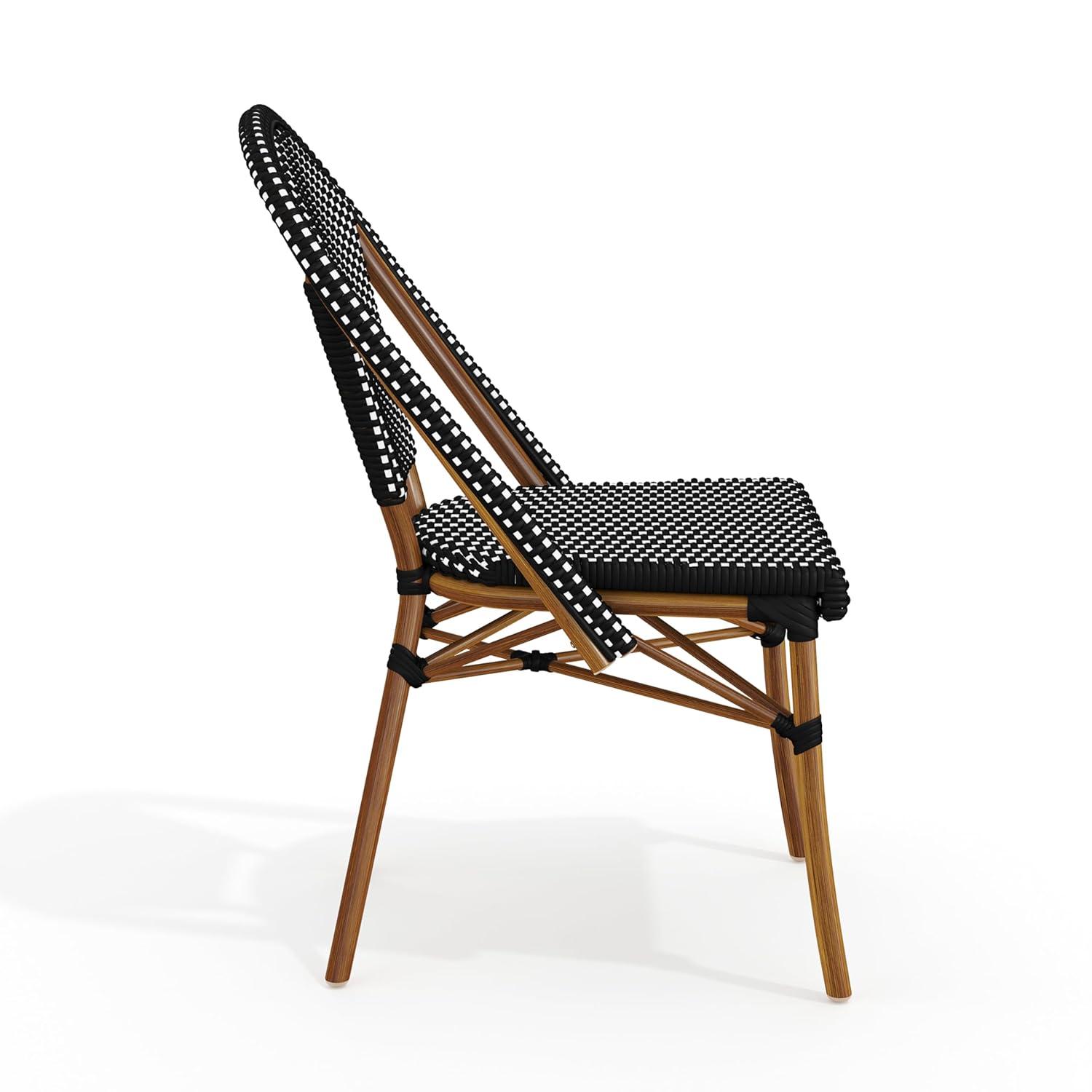 Martha Stewart Martha Stewart Lily Pond All-Weather Stackable Patio Bistro Dining Chair