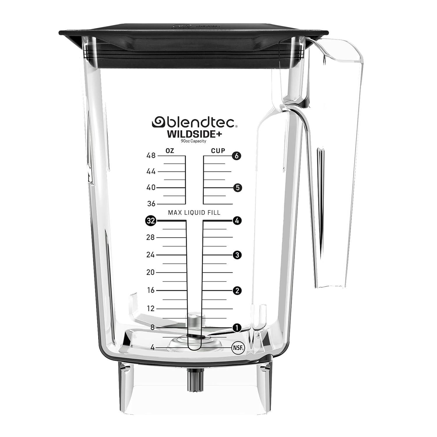 Blendtec 90 oz Clear BPA-Free Copolyester WildSide+ Blender Jar