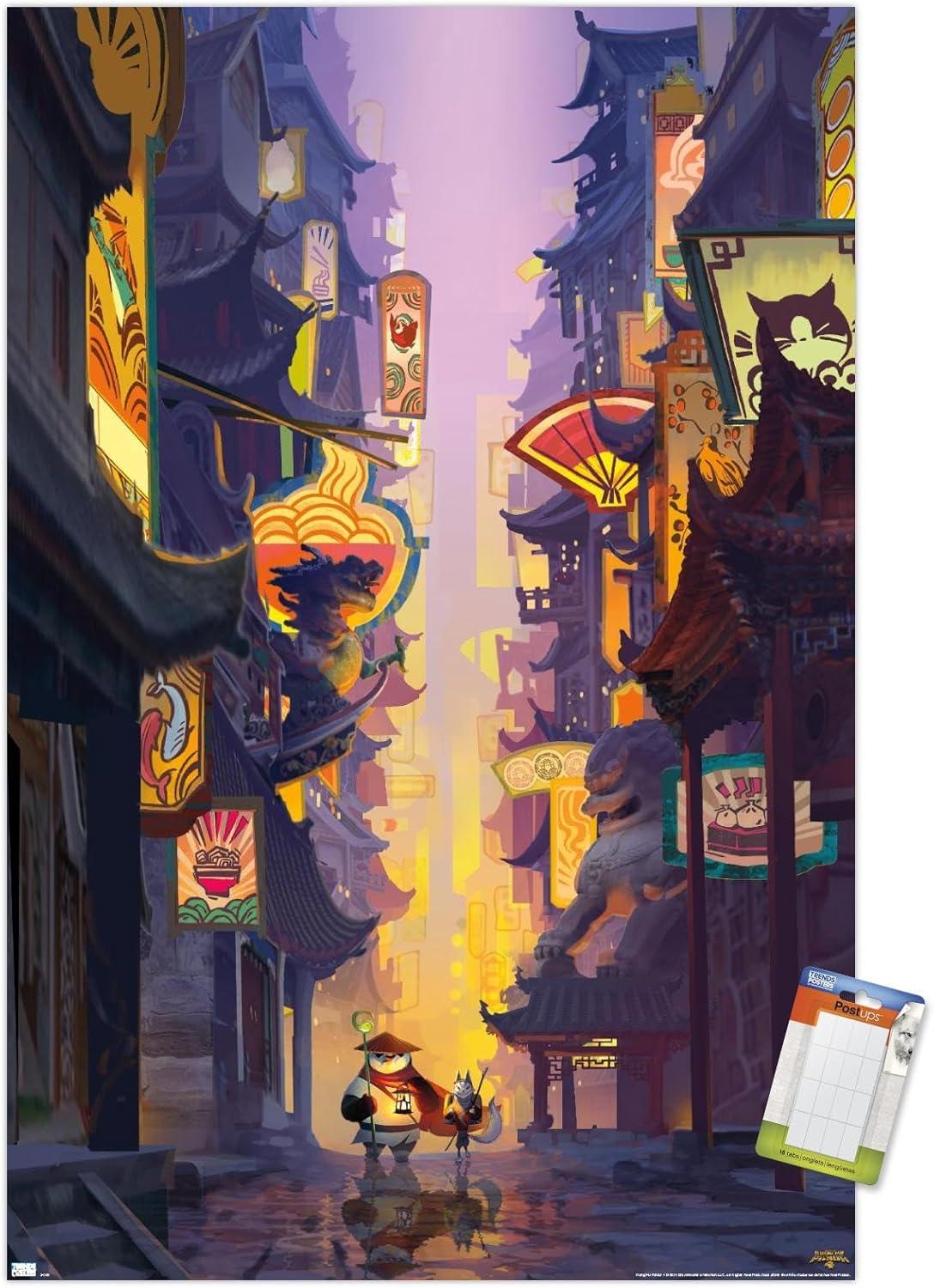 Kung Fu Panda 4 - Street Wall Poster, 22.375" x 34"