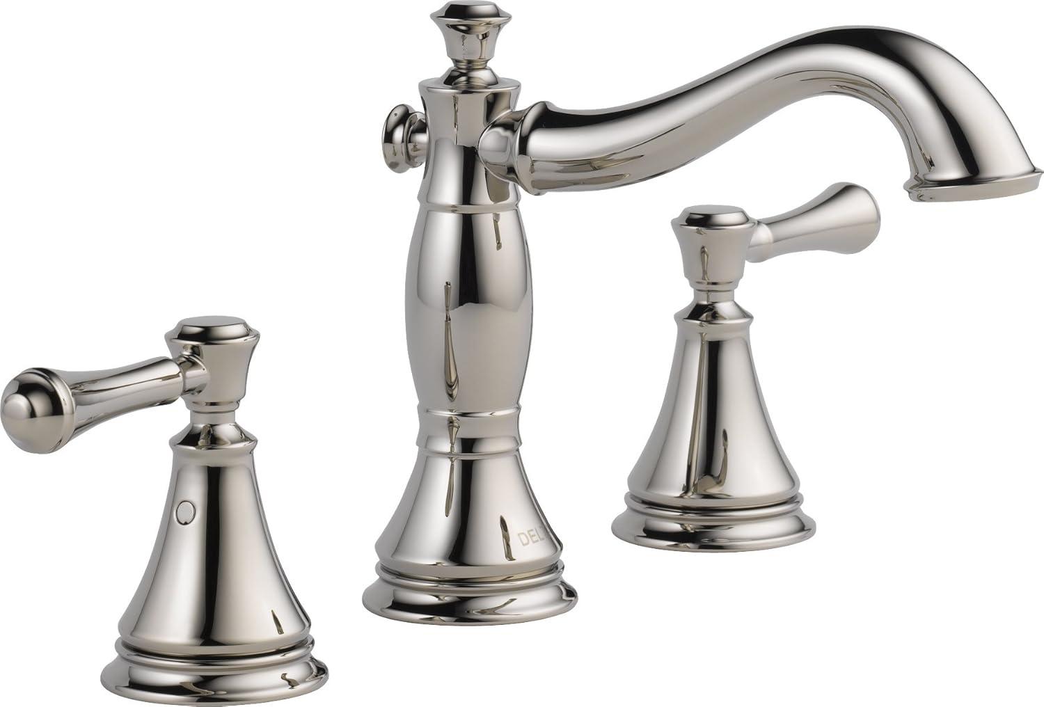 Cassidy Widespread Bathroom Faucet 3 Hole, 2-handle Bathroom Sink Faucet with Drain Assembly