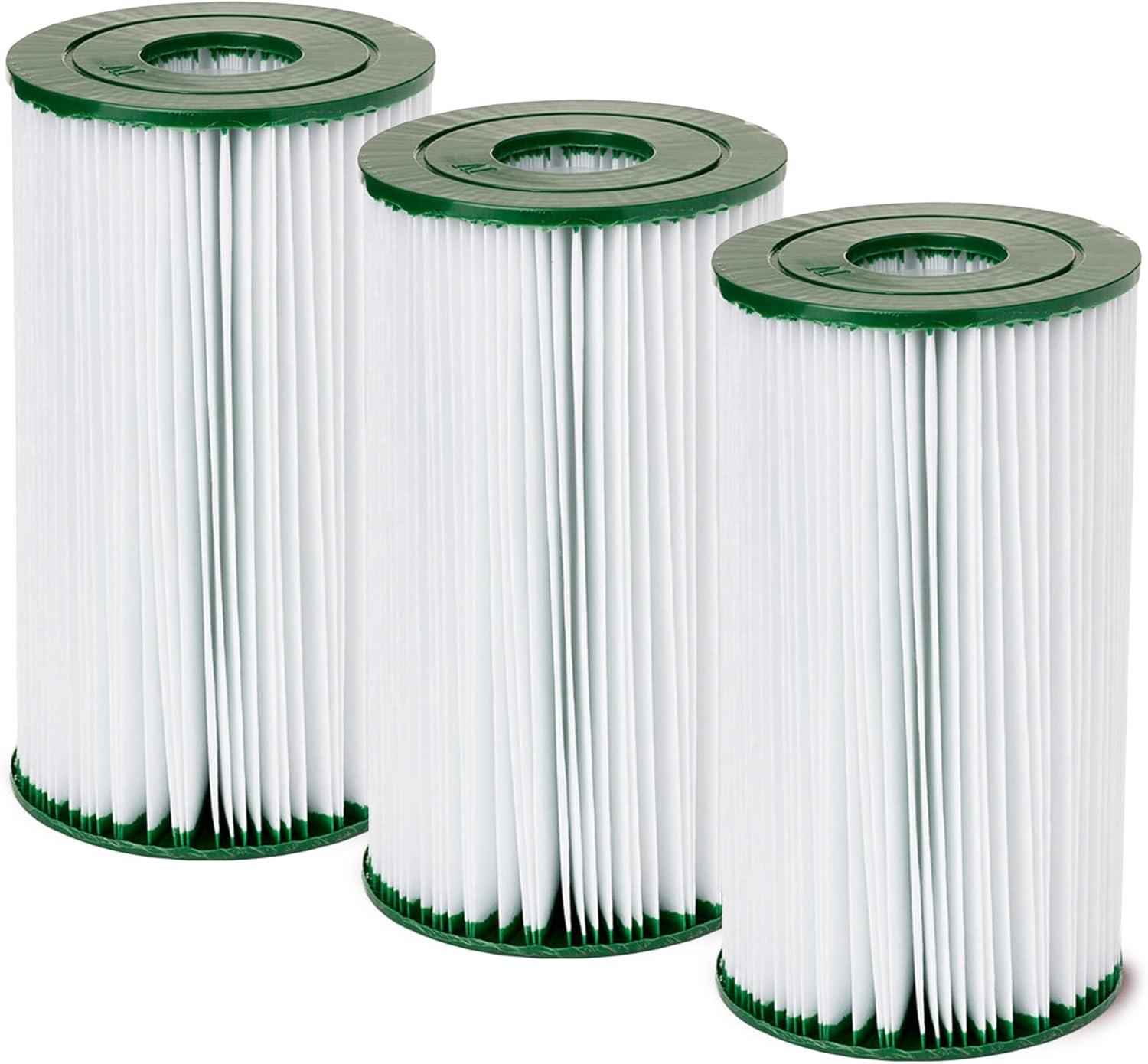 Coleman 90358E Type IV/Type B Swimming Pool Filter Pump Replacement Cartridges for 2,500 Gallons Per Hour Filter Pumps (3 Pack)