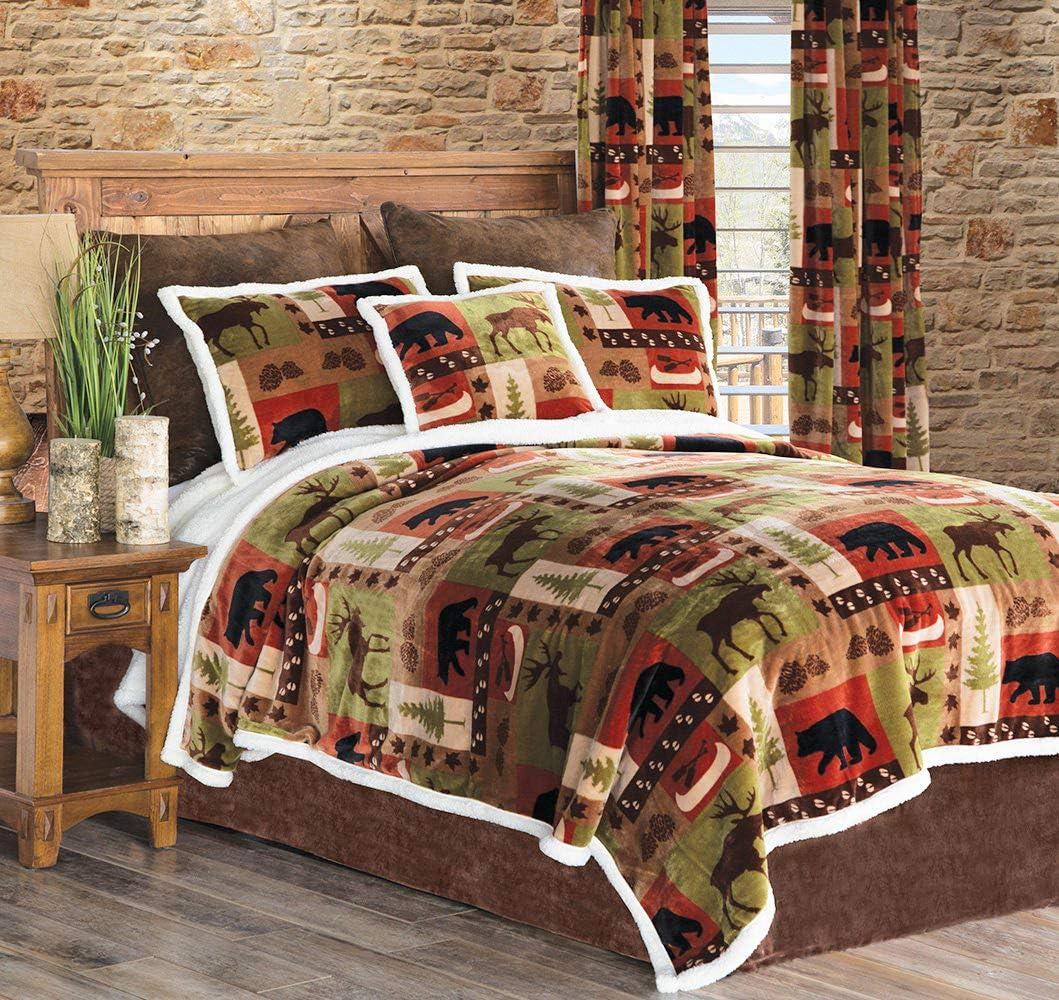 Patchwork Lodge Rustic Patchwork Comforter Set