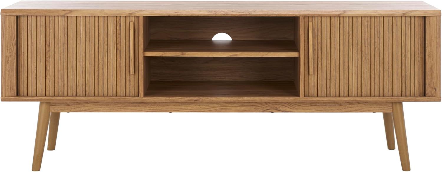 Aphra 2 Door 2 Shelf Media Stand - MED9624 - Oak - Safavieh
