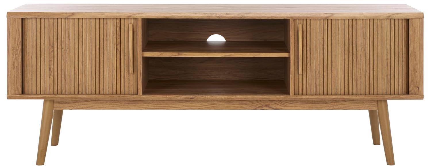 Aphra 2 Door 2 Shelf Media Stand - MED9624 - Oak - Safavieh