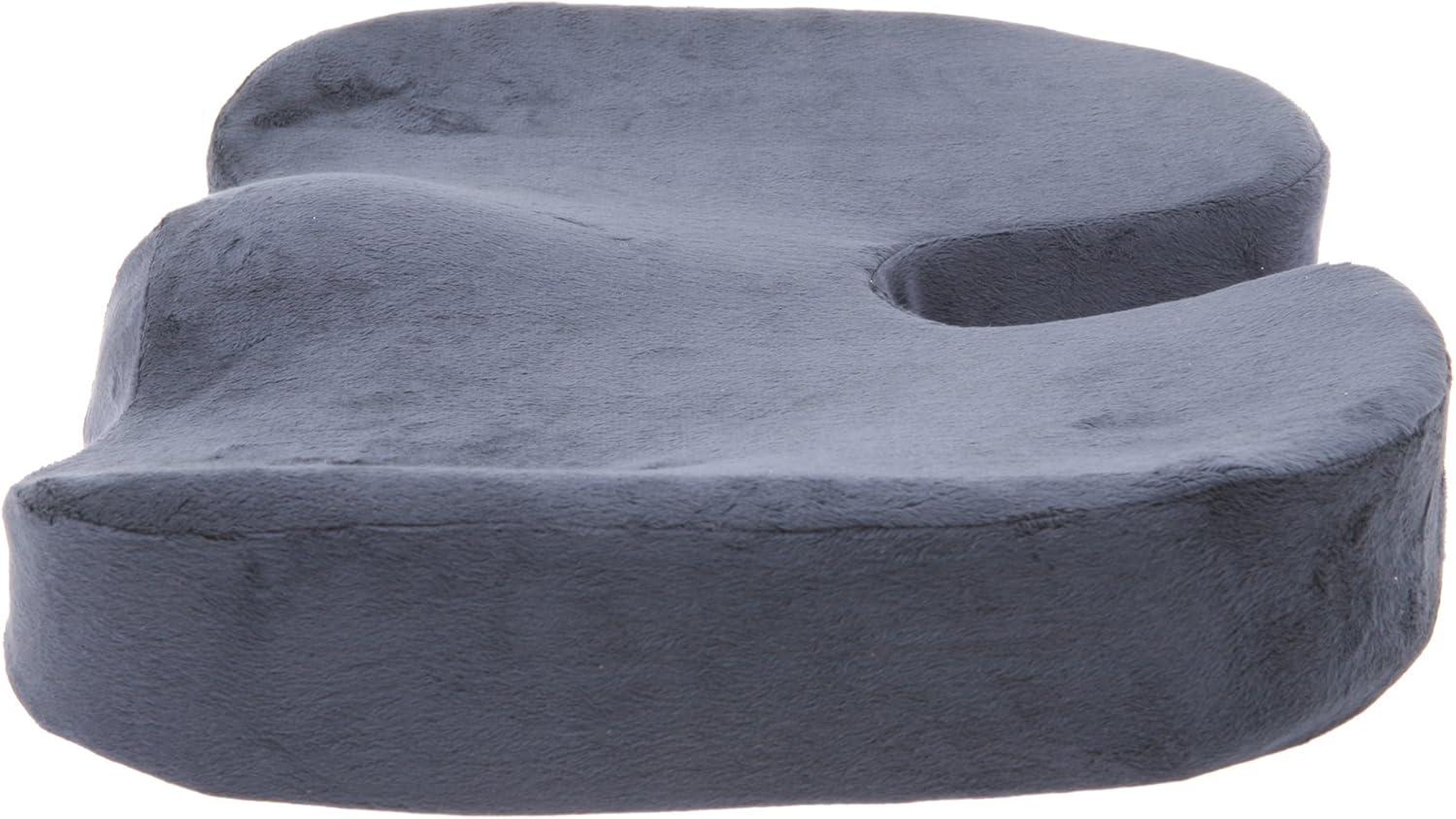 Deluxe Comfort Coccyx Orthopedic Memory Foam – Tailbone Support – Great For Car Or Office – Seat Cushion, Dark Blue