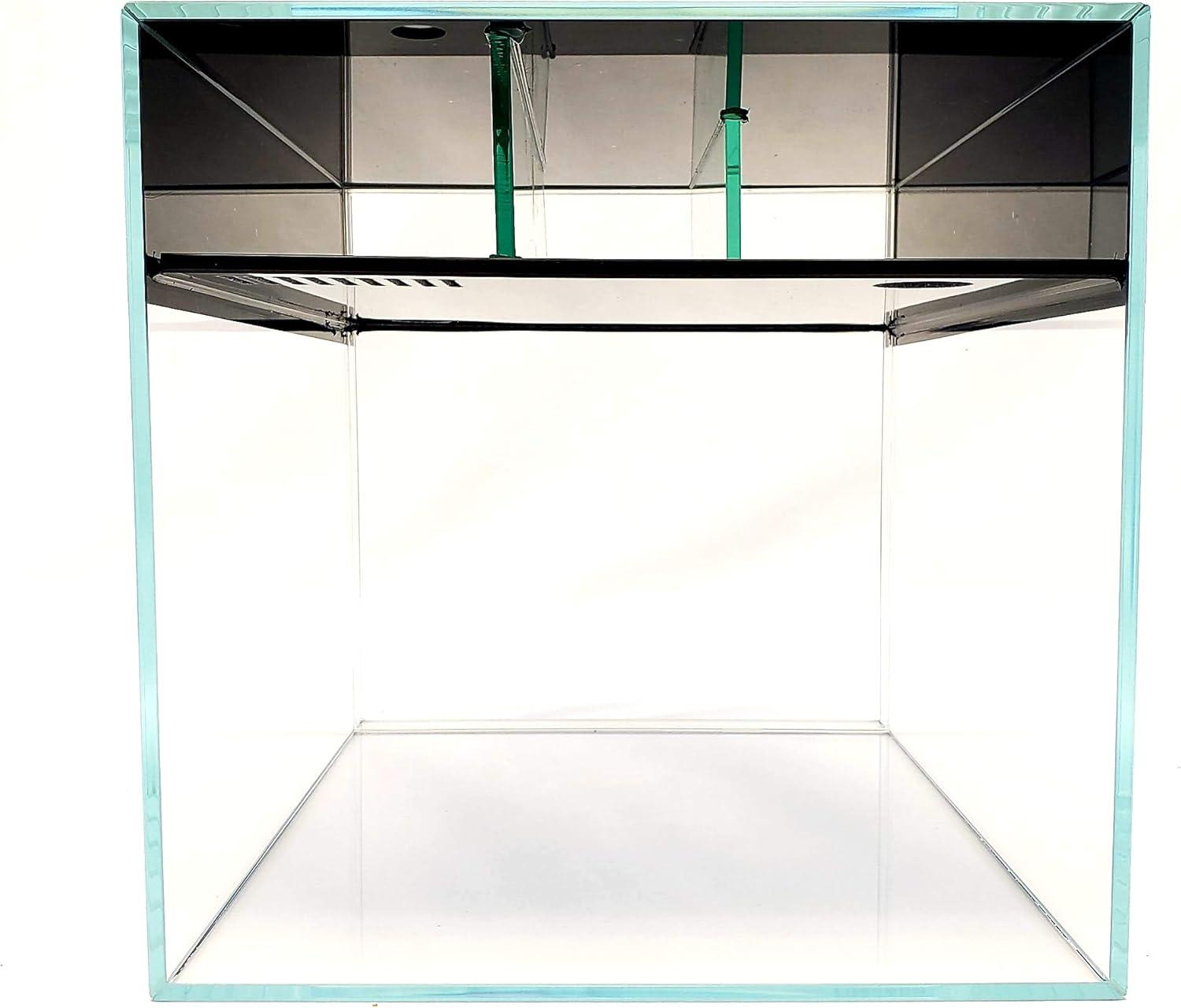 Lifegard Low Iron Ultra Clear Crystal Aquarium with Built in Filter ��������������������������� Rimless Glass, Beveled Edge, Elevated Style ��������������������������� Direct Jet Flow ��������������������������� 8.3 GPH