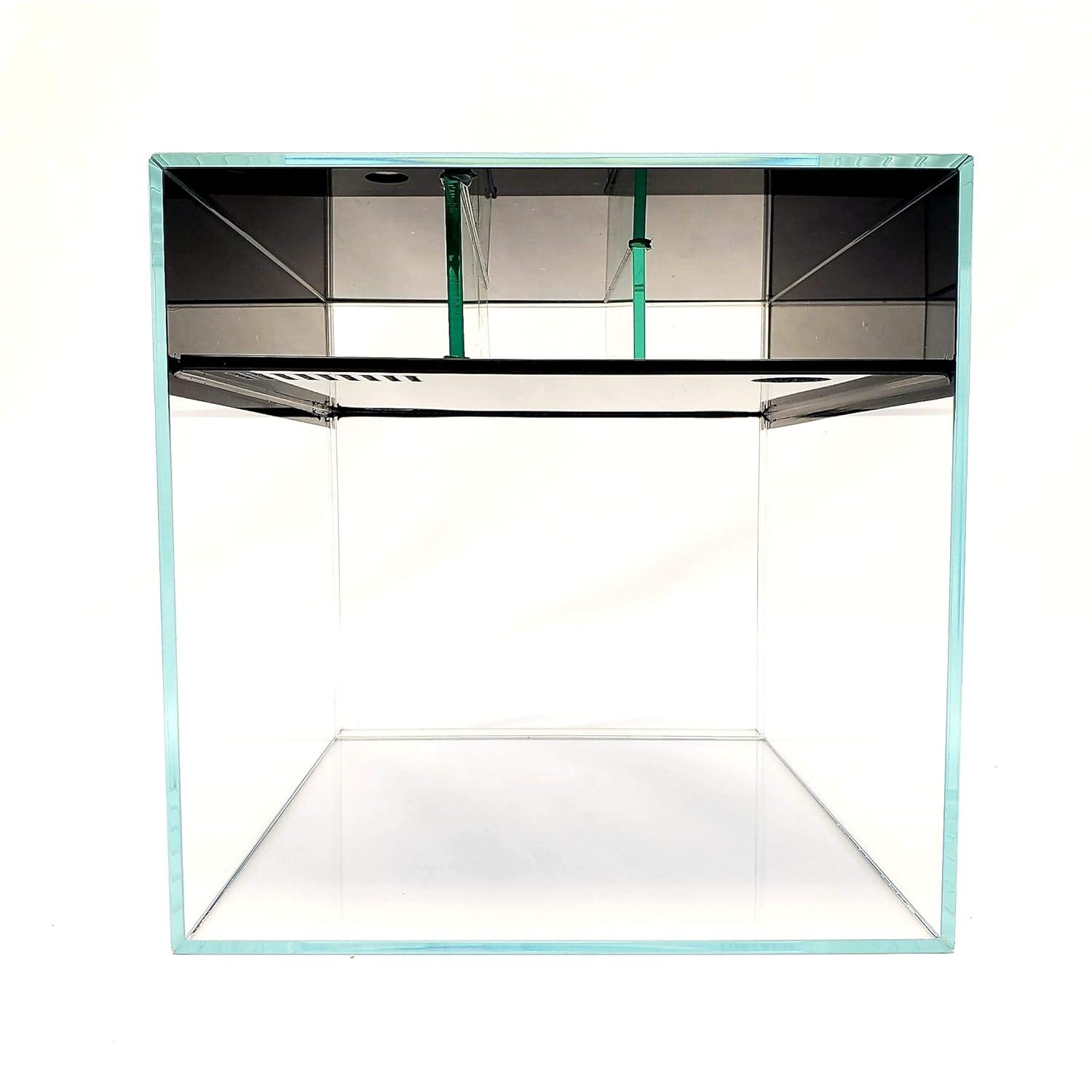 Lifegard Low Iron Ultra Clear Crystal Aquarium with Built in Filter ��������������������������� Rimless Glass, Beveled Edge, Elevated Style ��������������������������� Direct Jet Flow ��������������������������� 8.3 GPH