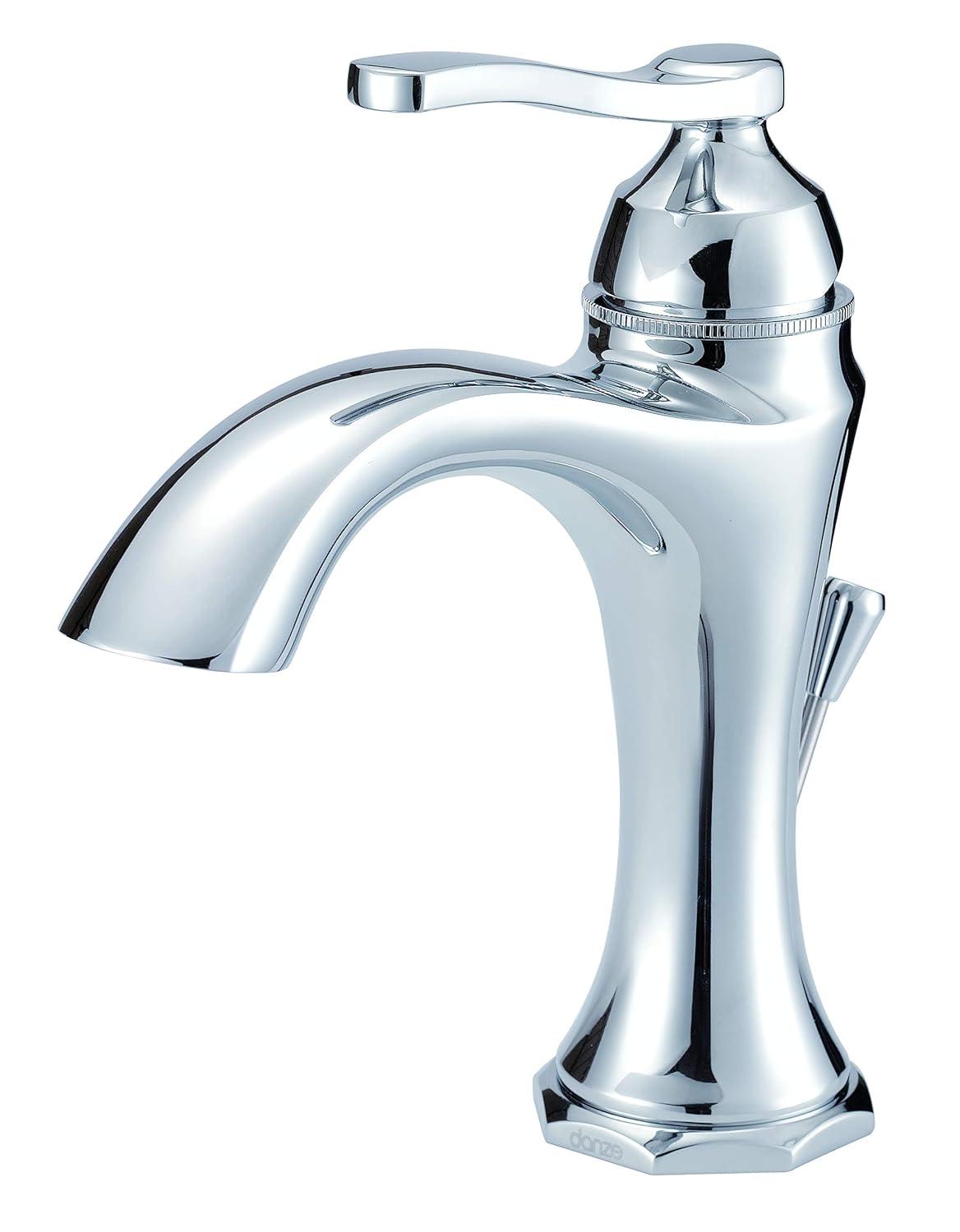 Draper Single Hole Bathroom Faucet with Drain Assembly