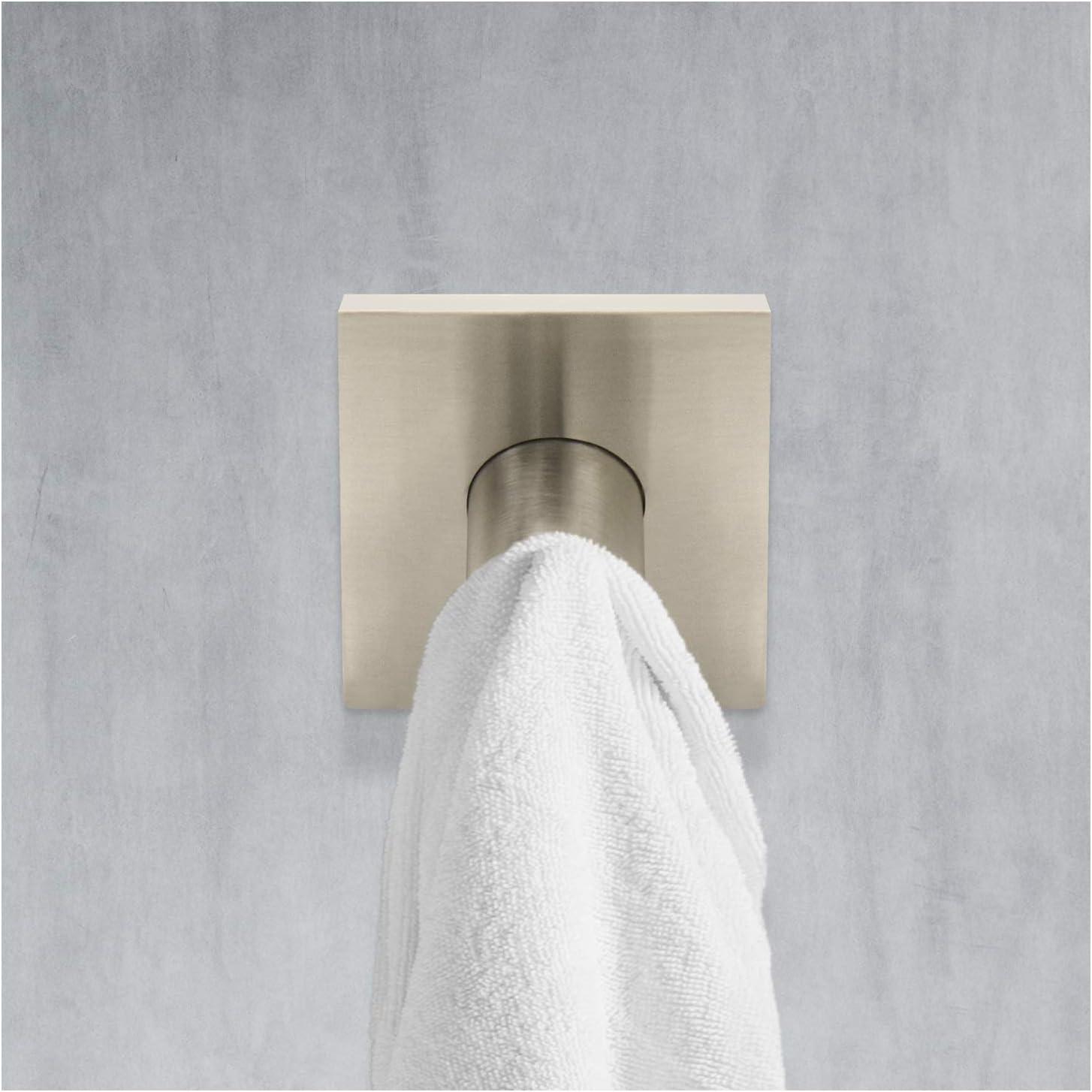 Satin Nickel Modern 4-Piece Bathroom Hardware Set