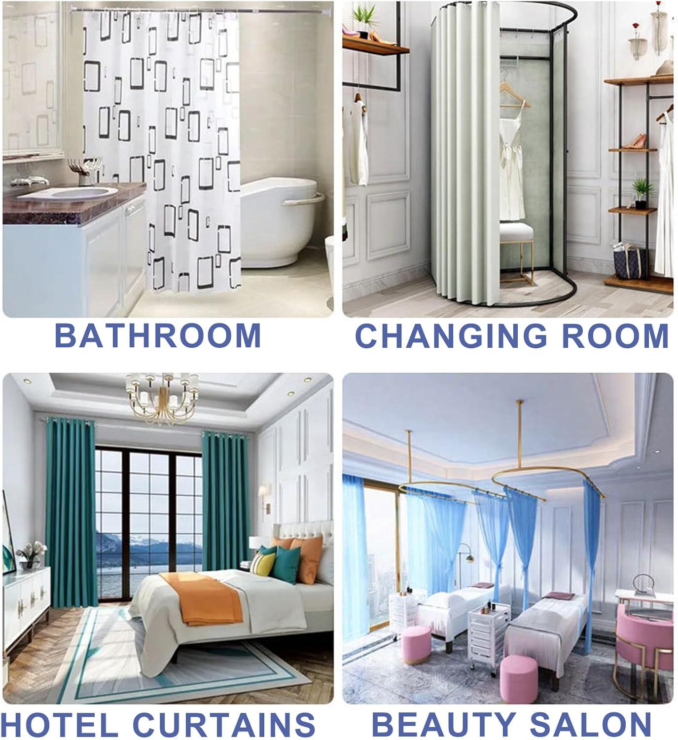 12PCS Shower Curtain Hooks,DIY Dragonfly Pendant Decorative Shower Curtain Rings,Anti-Rust Metal Shower Hooks, Cute Decor for Bathroom, Baby Room, Bedroom, Living Room