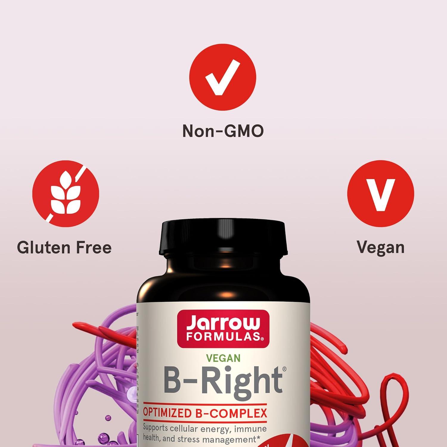 Jarrow Formulas, Inc. Vegan B-Right Optimized B-Complex 100 Veg Caps