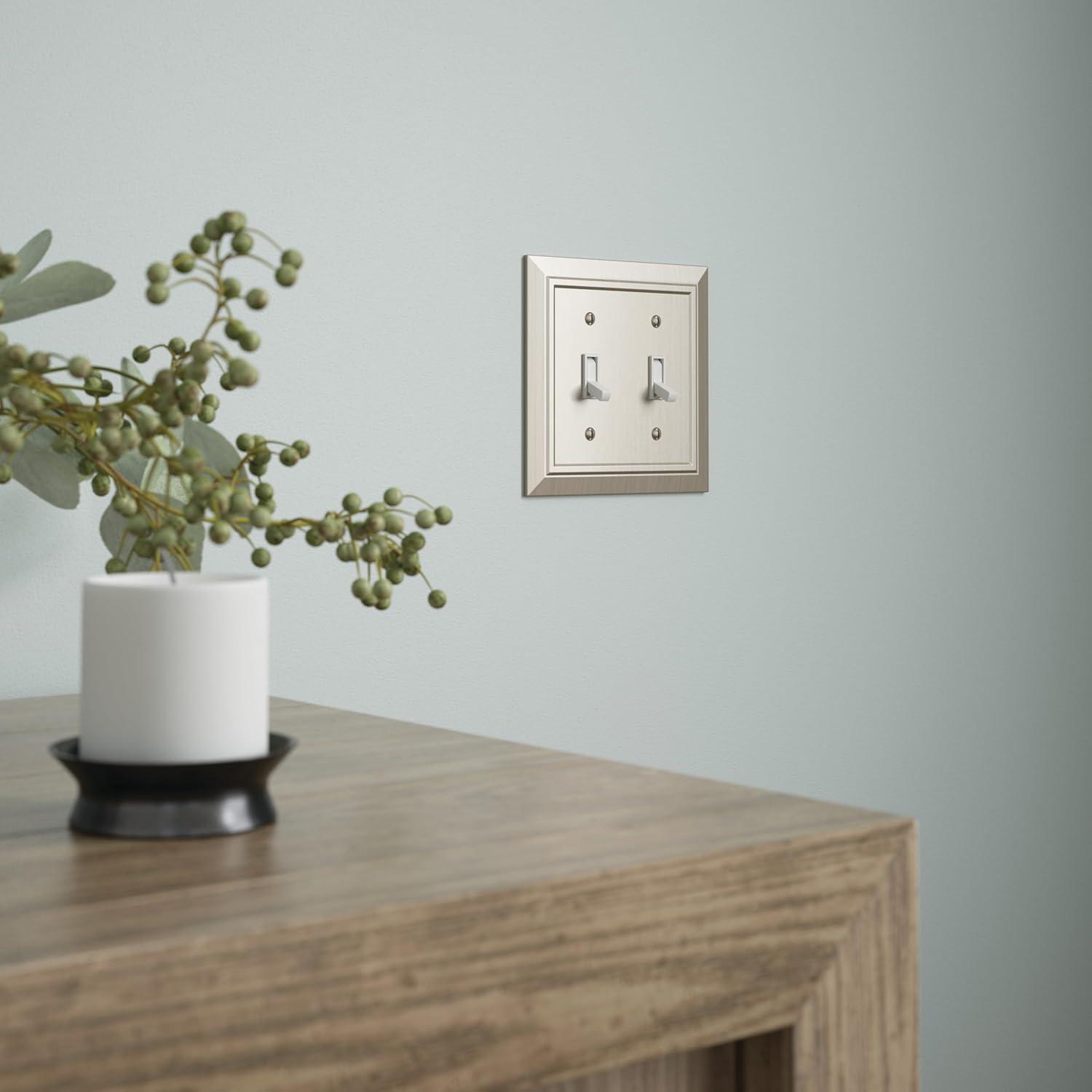 Franklin Brass Classic Architecture 2-Gang Toggle Light Switch Wall Plate