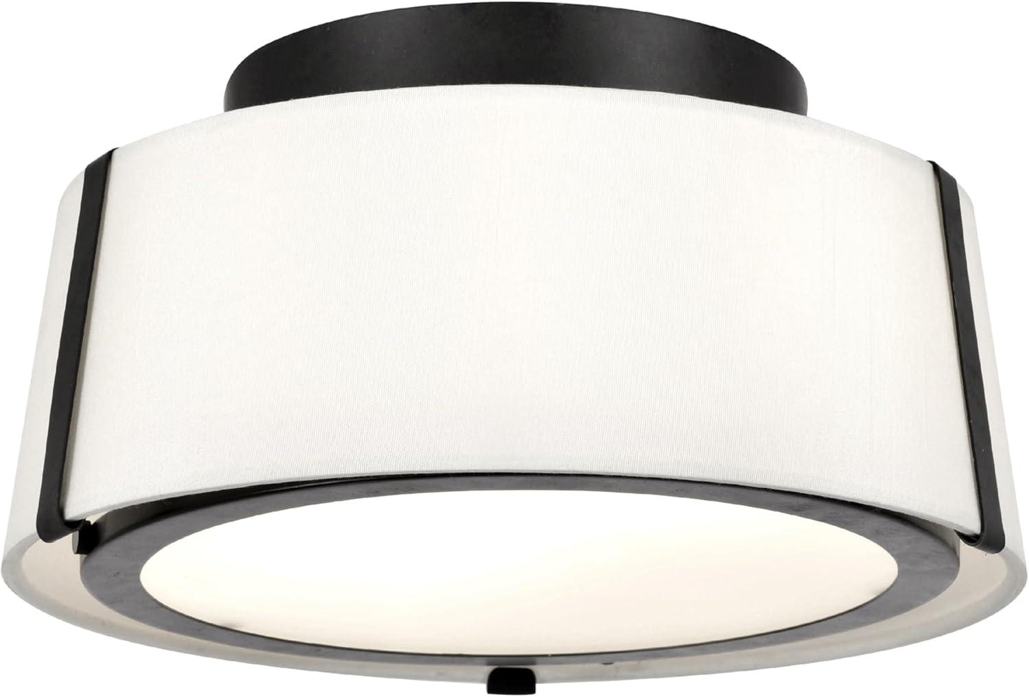 Crystorama Lighting - Two Light Ceiling Mount - Fulton - Two Light Flush Mount