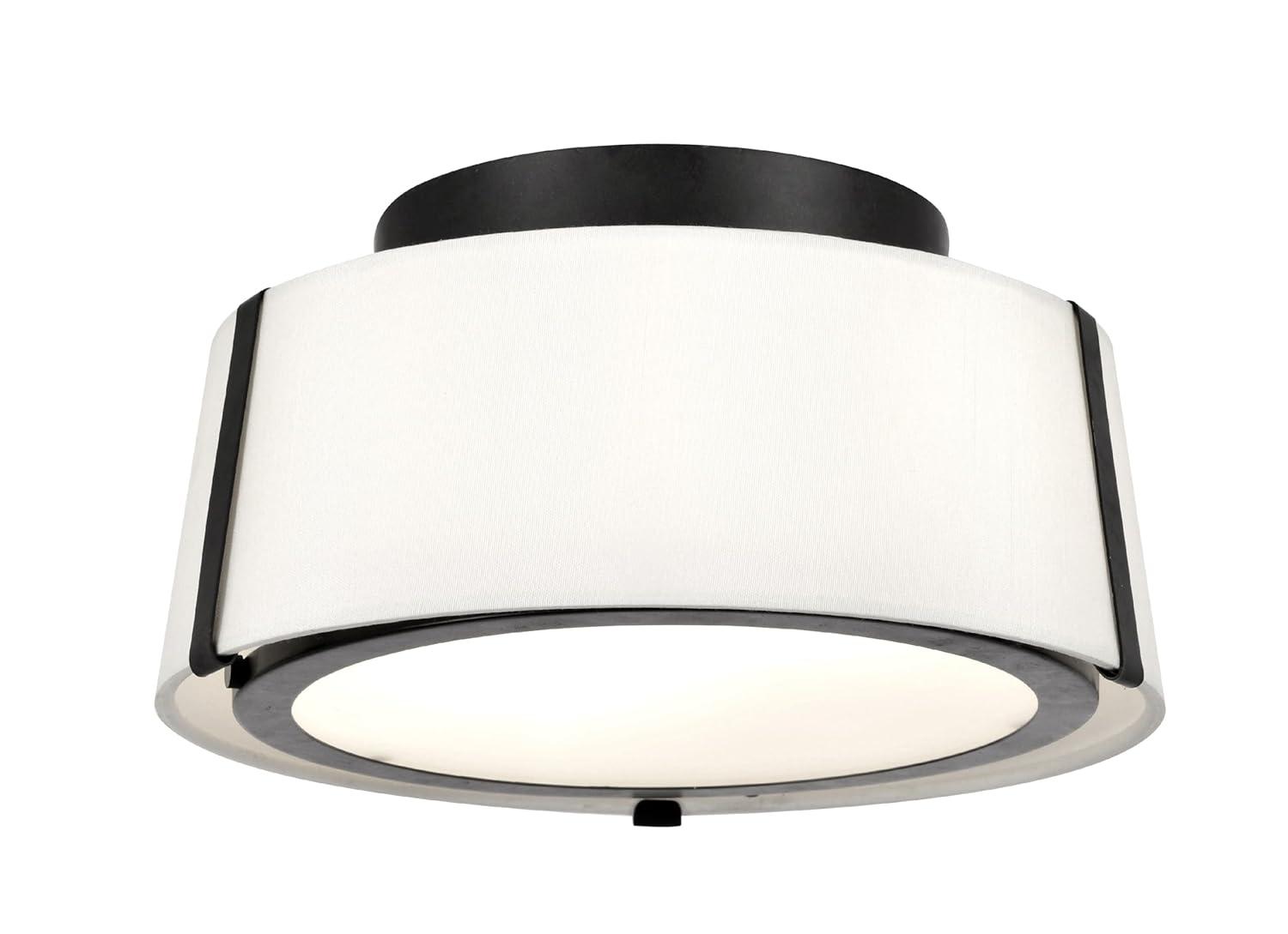 Crystorama Lighting - Two Light Ceiling Mount - Fulton - Two Light Flush Mount