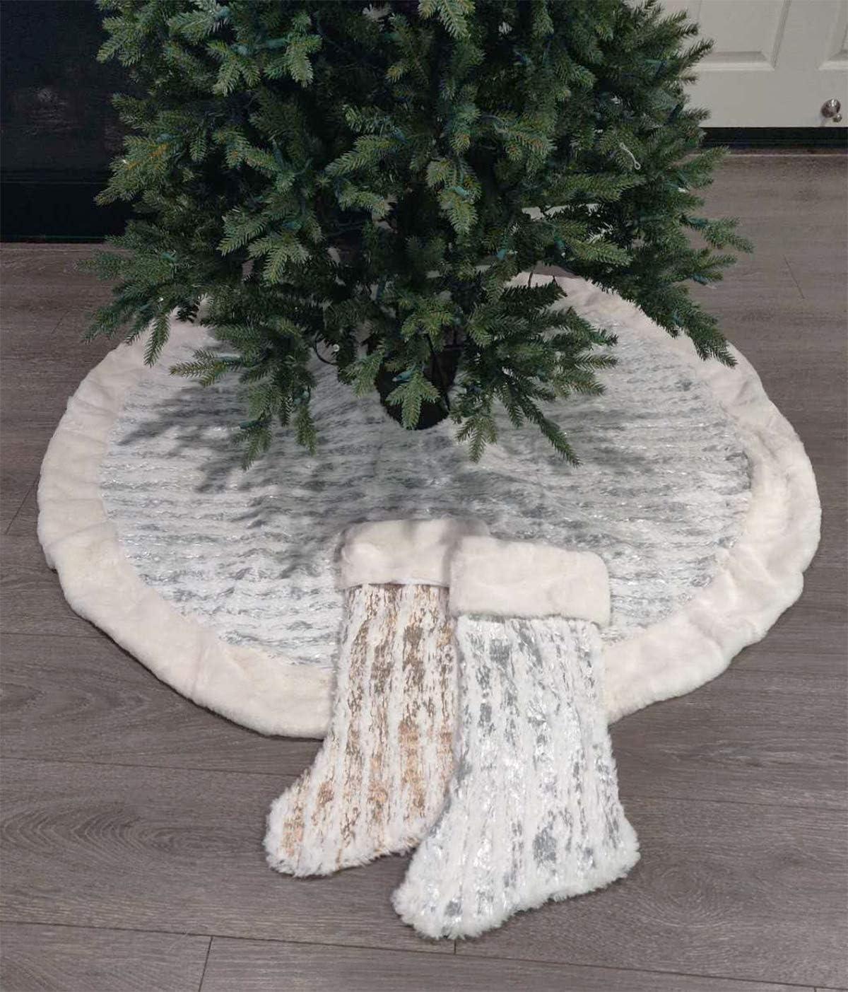 Faux Fur Tree Skirt