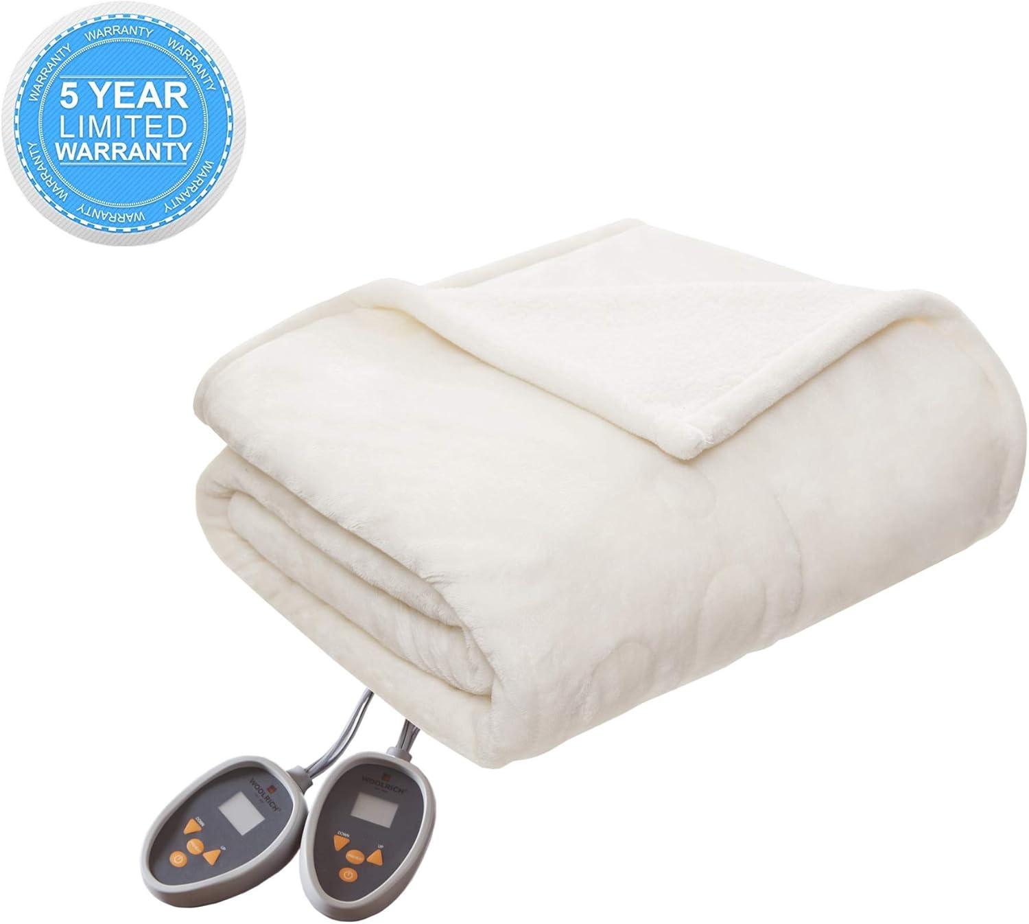 Plush to Berber Electric Heated Bed Blanket