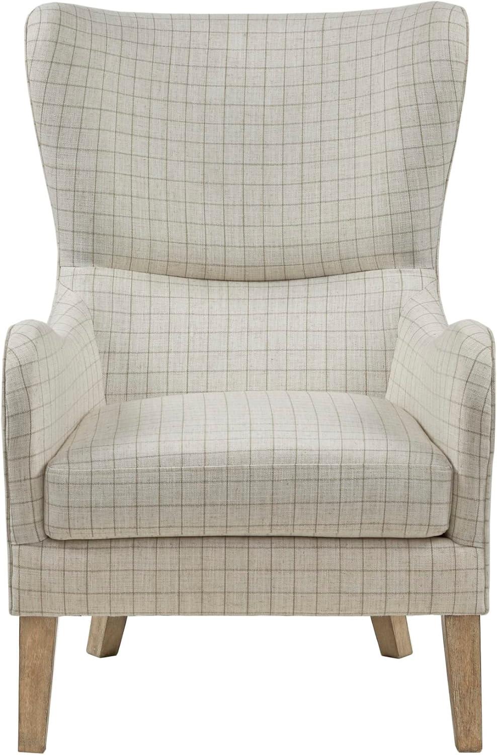 Aria Swoop Upholstered Wing Chair