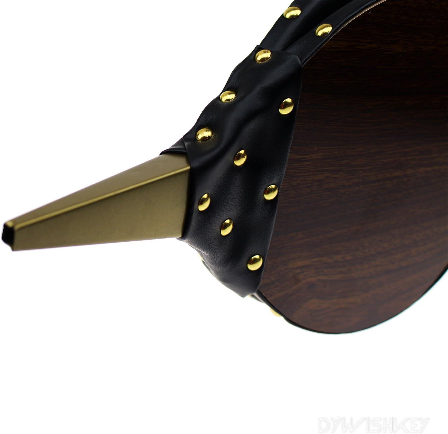 DYWISHKEY Wood Bellows, Fireplace Bellows 15.5 Inch x 7 Inch, Air Bellow Fireplace Blower Leather Bellows Fire Bellows for Fireplaces, BBQ and Camping, Bellow with Hanging Leather Strap (Brown)