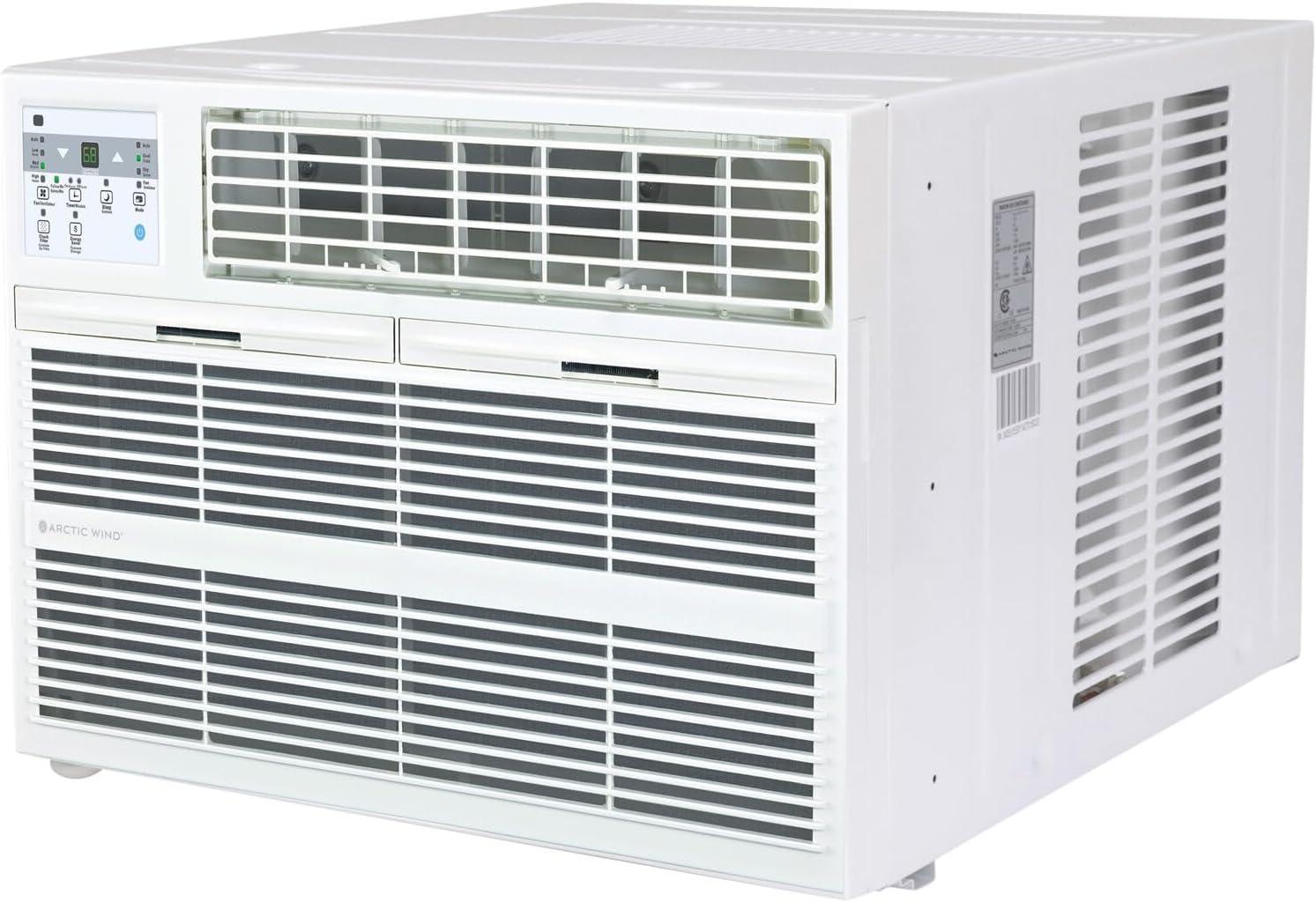 Arctic Wind 12000 BTU Through The Wall Air Conditioner for 550 Square Feet with Heater and Remote Included