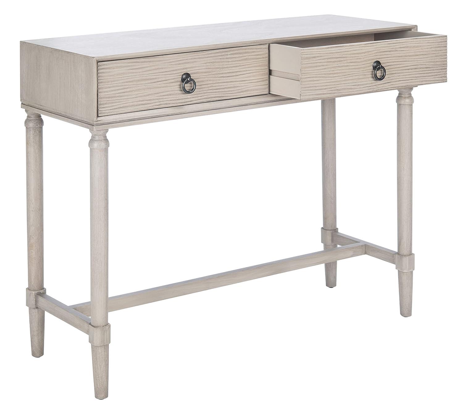 Aliyah 2 Drawer Console Table - CNS5729C - Beige - Safavieh