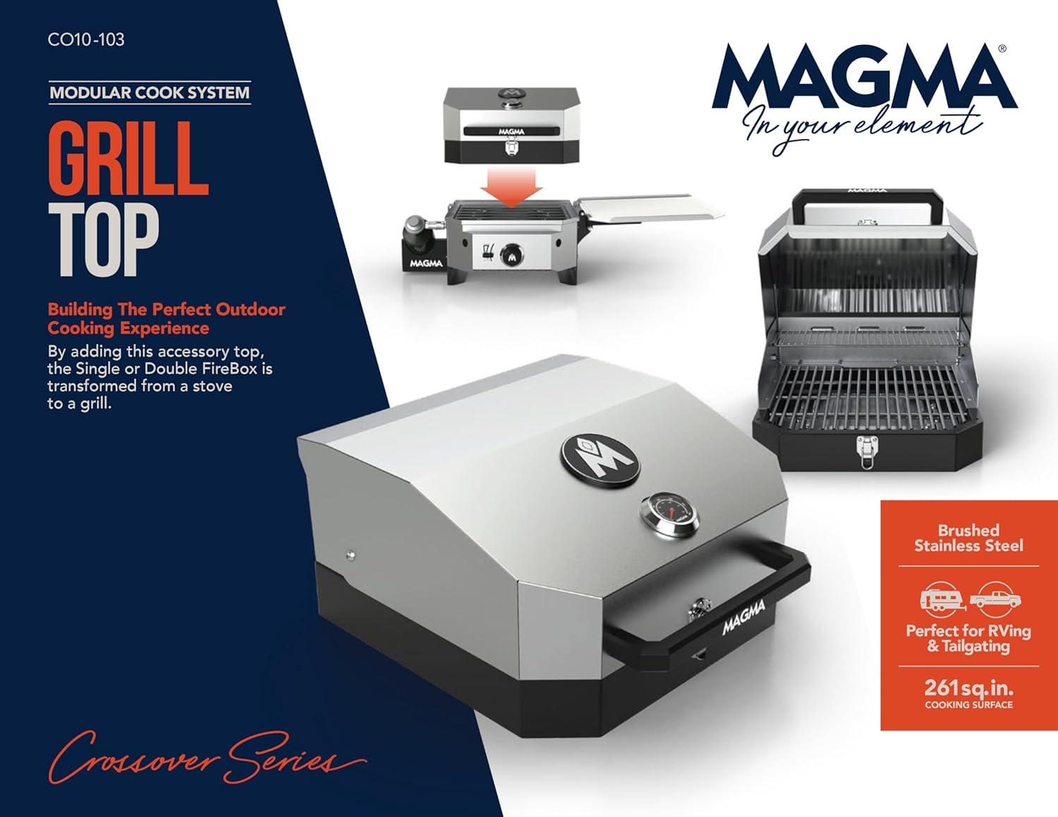 Magma Crossover Grill Top - CO10-103 - Requires Magma Camping Stove