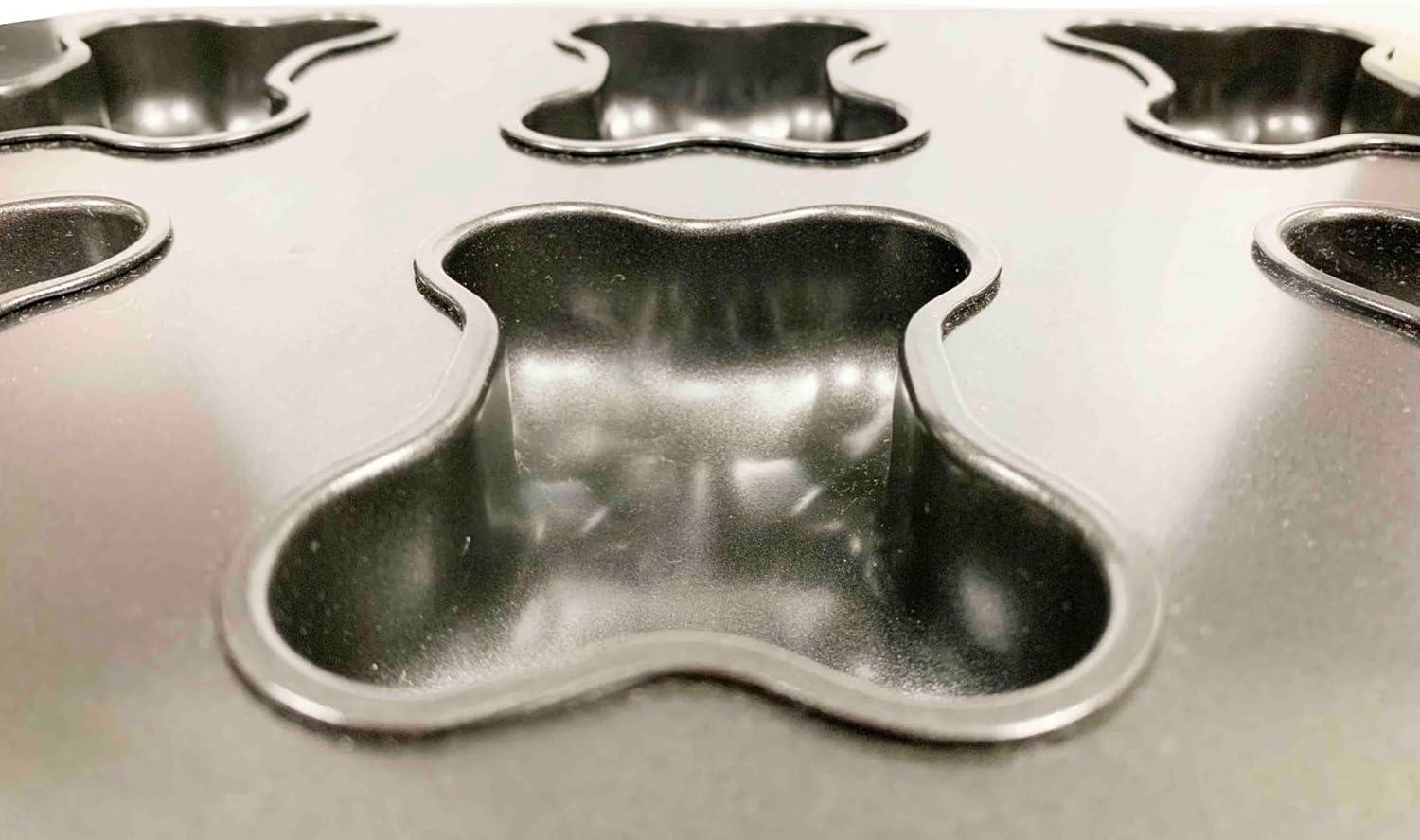Midlee Nonstick Bone Shape Pan (Cupcake)