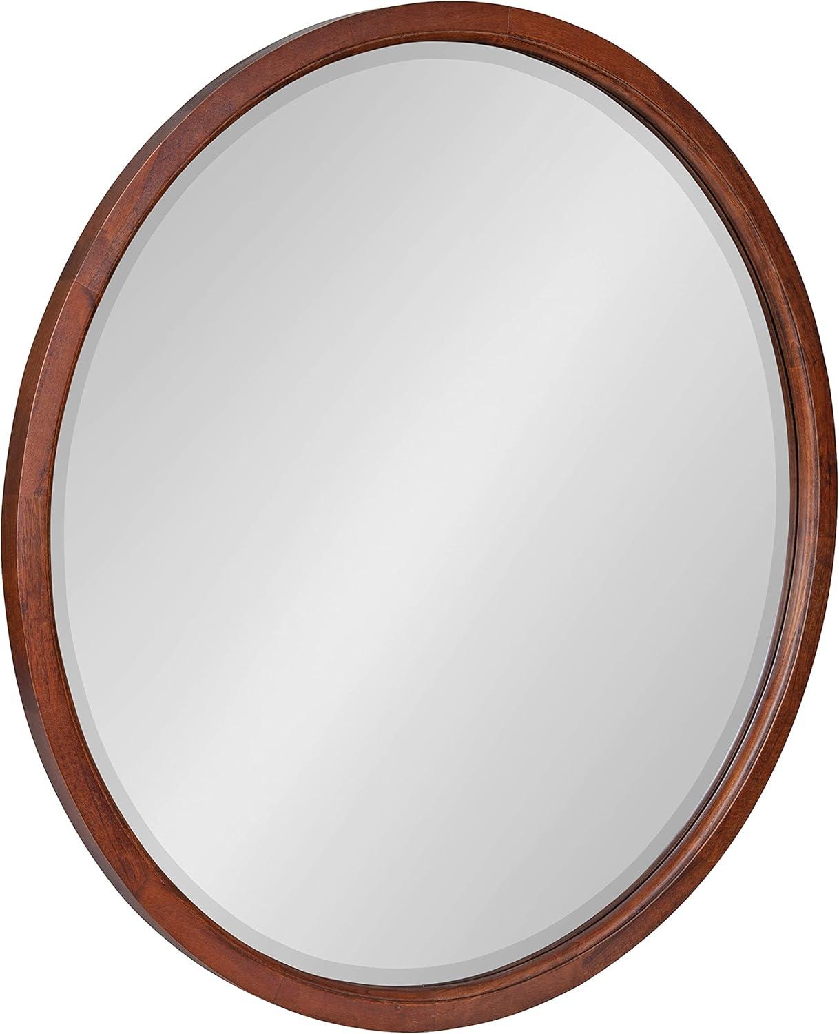 Hogan Round Framed Decorative Wall Mirror - Kate & Laurel All Things Decor