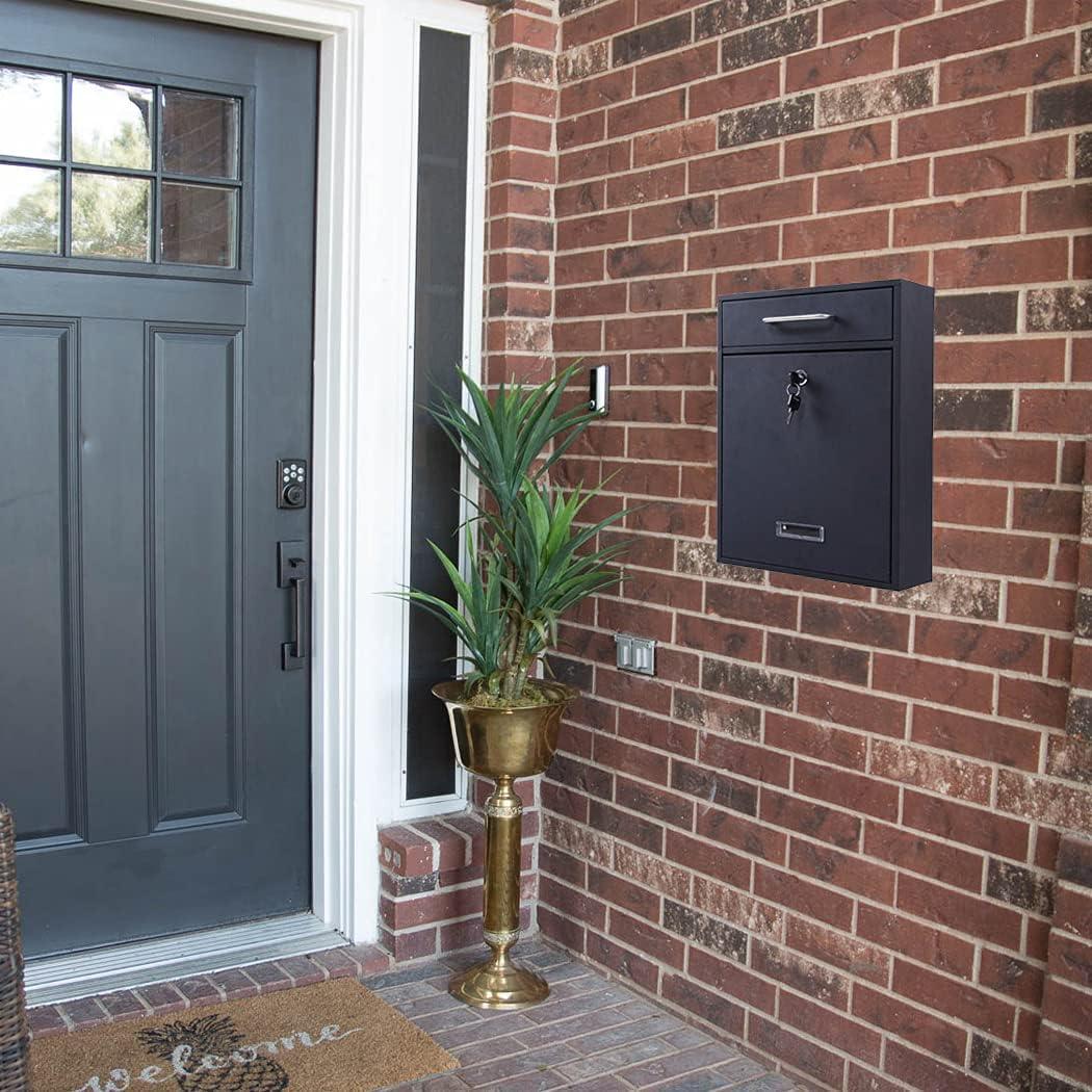 Secured Locking Wall Mounted Mailbox