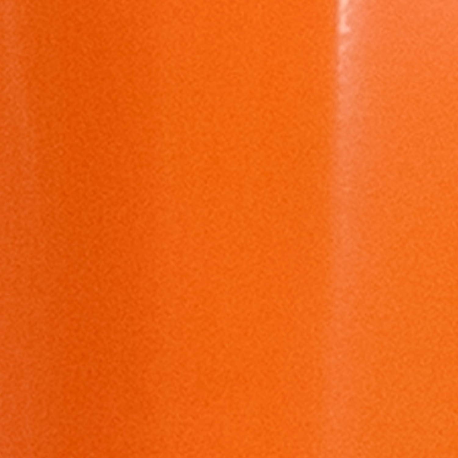 Flash Furniture Commercial Grade 24" High Backless Orange Metal Indoor-Outdoor Counter Height Stool with Square Seat