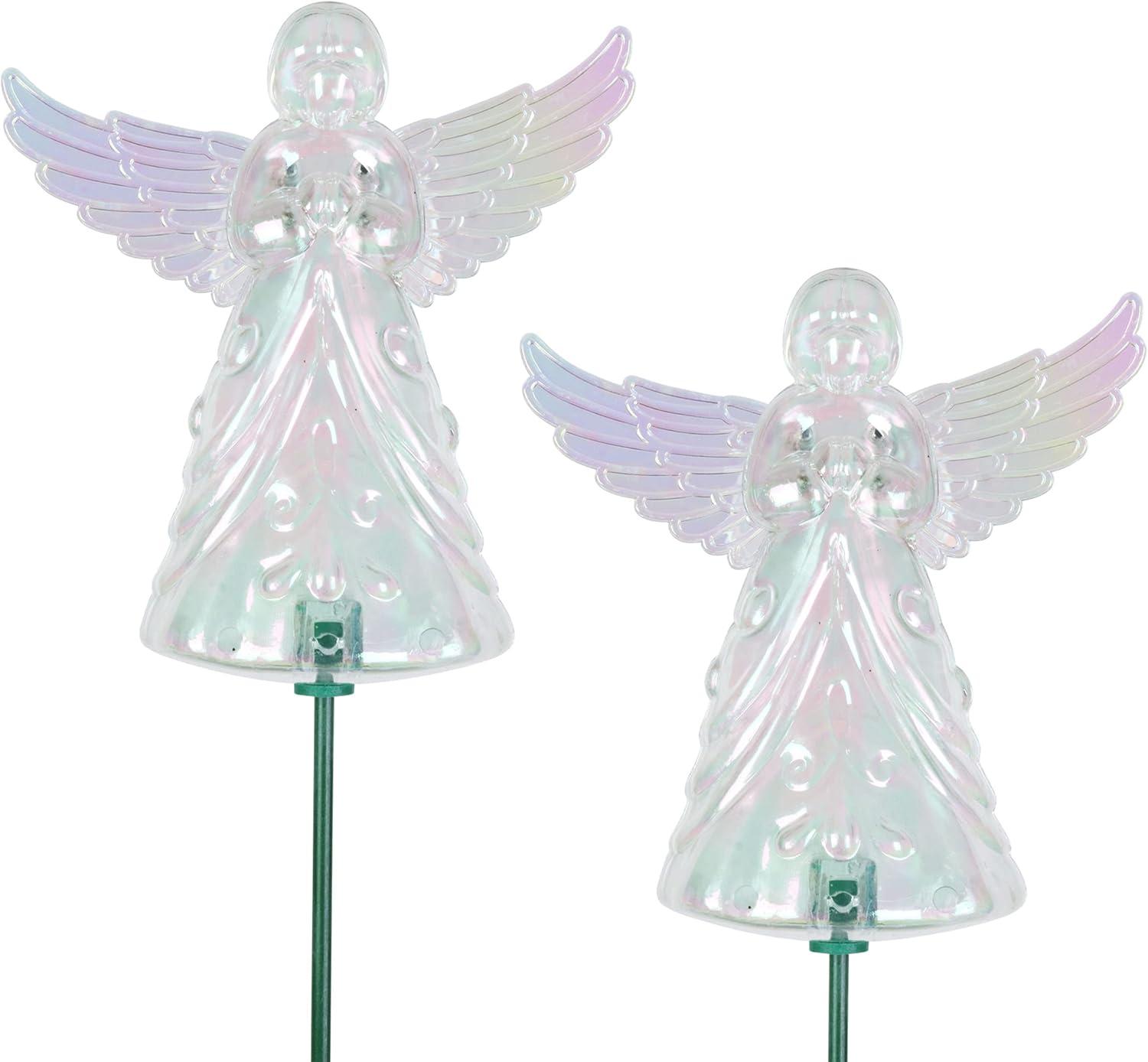 Exhart Exhart 2 Piece Angel WindyWing Garden Stakes, 4.5 by 30 Inches (Set of 2)