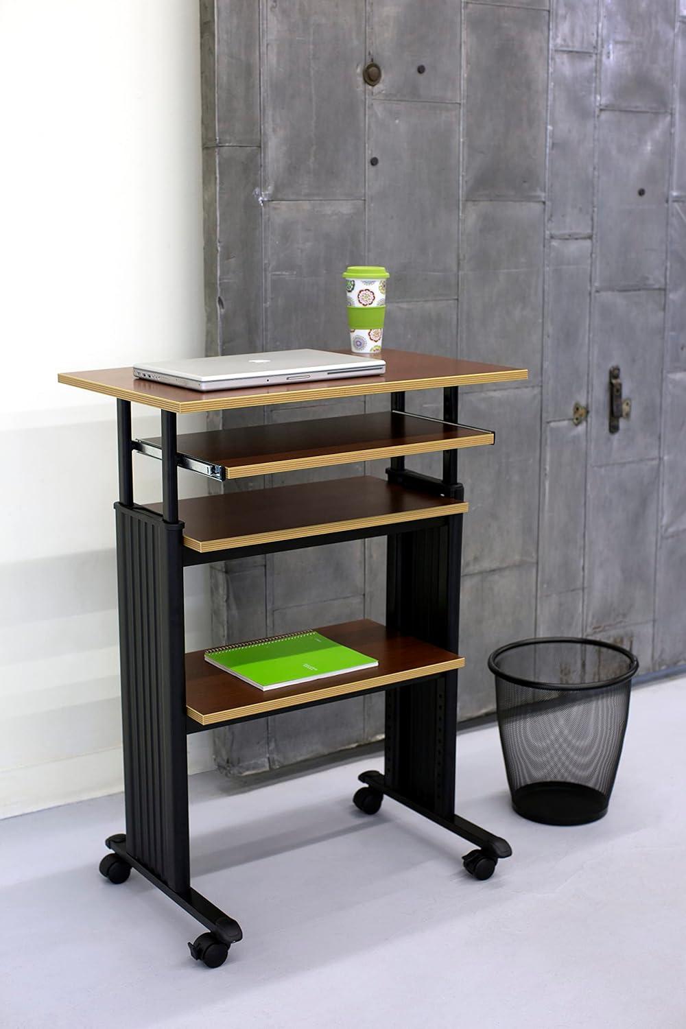 MUV Adjustable Stand-Up Workstation AV Cart