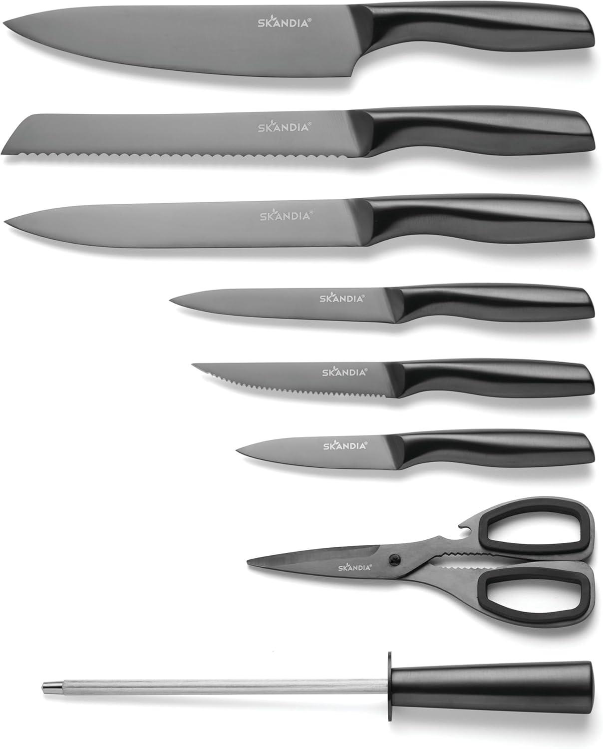 Skandia Hampton Forge Skandia Ashton - 12 Piece Knife Block Set