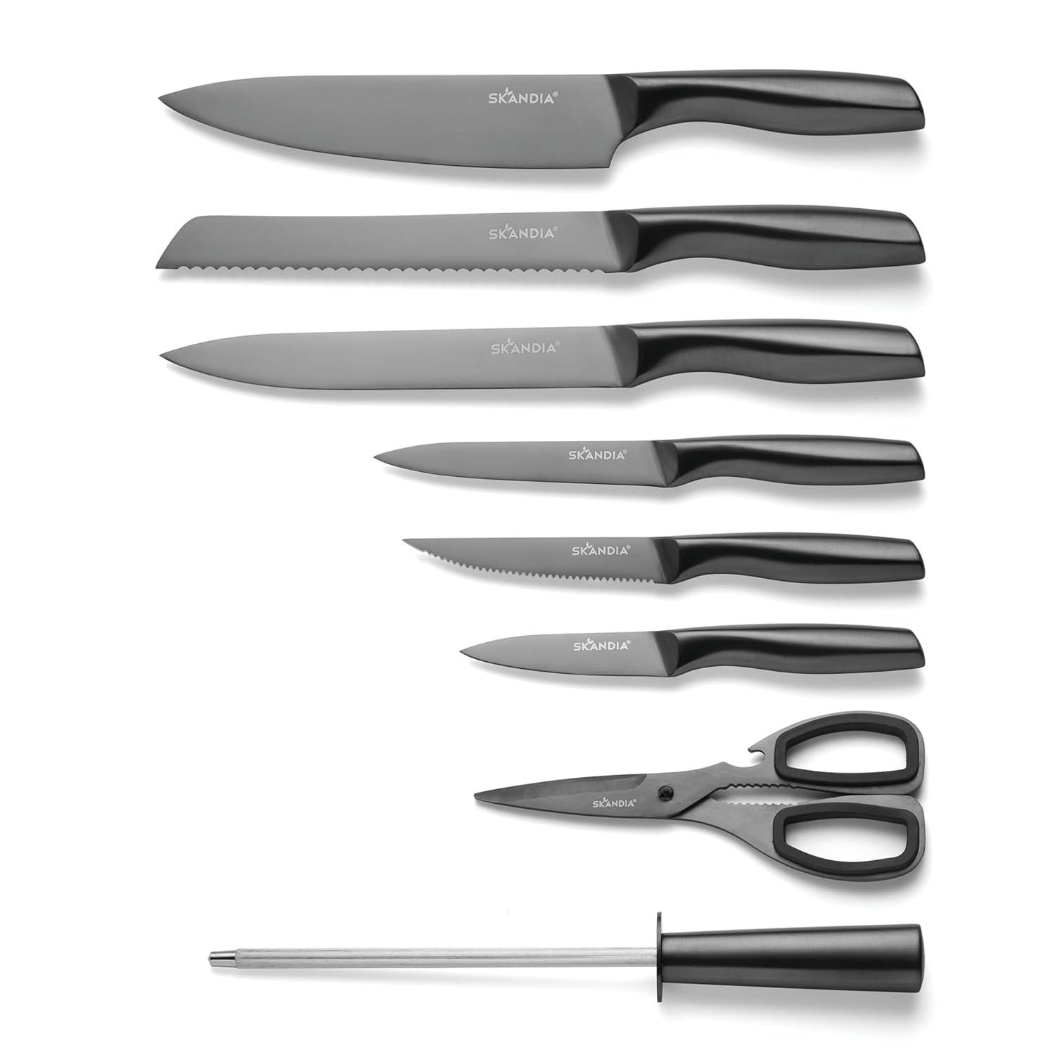 Skandia Hampton Forge Skandia Ashton - 12 Piece Knife Block Set