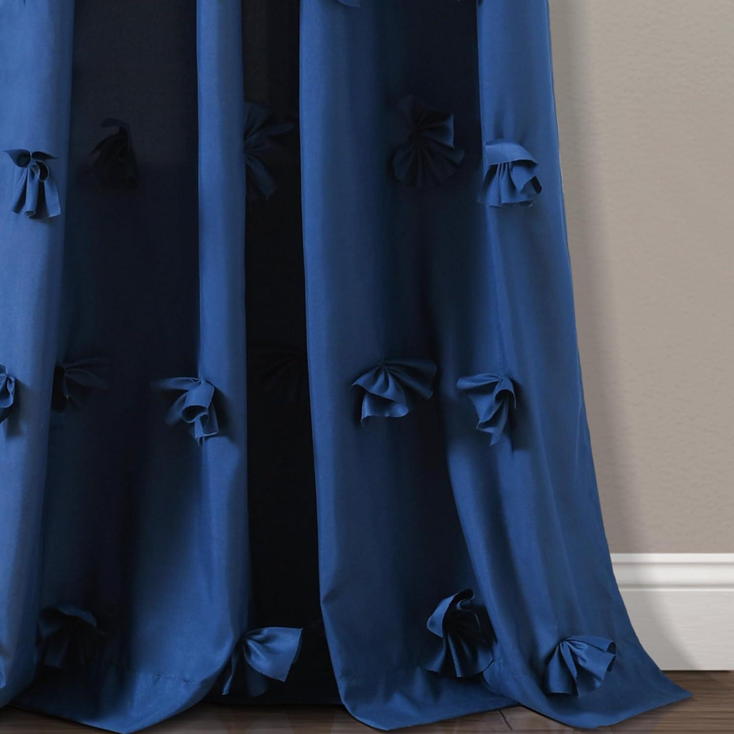 Lush Decor Riley Rod Pocket Curtain Panel