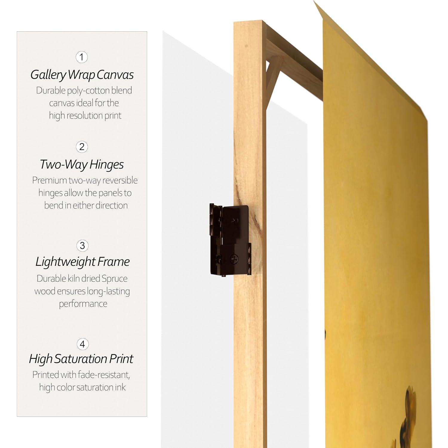 Winston Porter Keir 3 ft. Tall Folding Art Screen