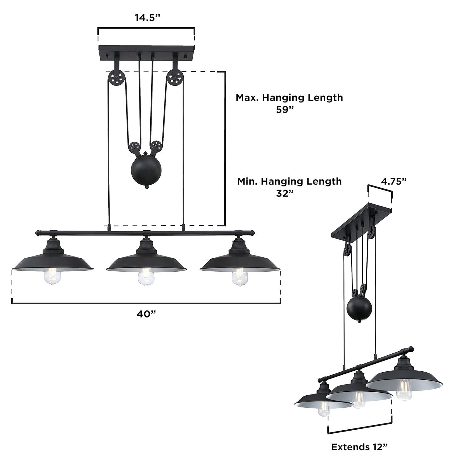 3 - Light Kitchen Island Pendant